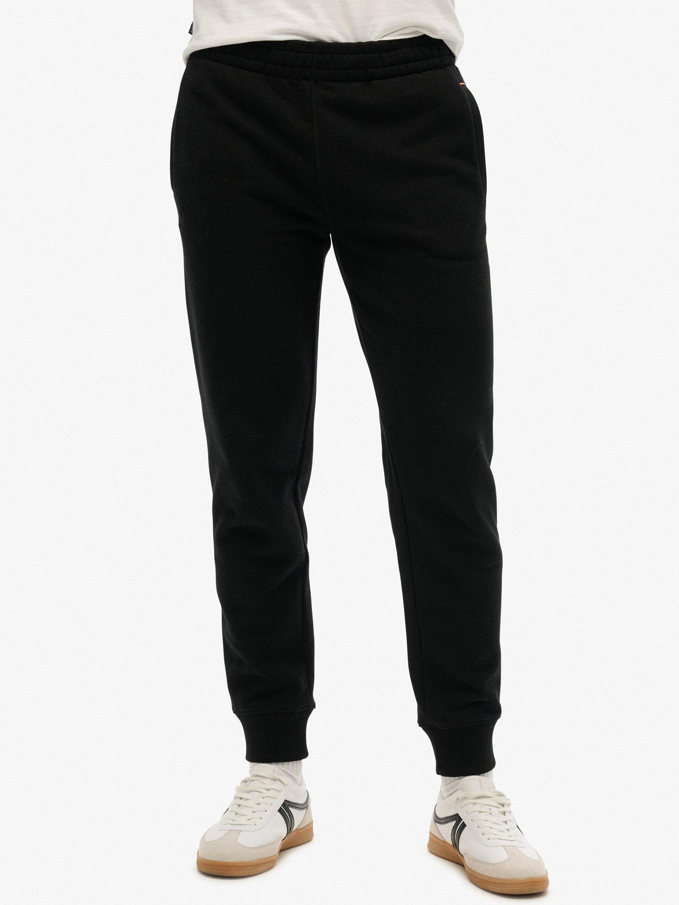  image of superdry-essential-logo-joggers-black