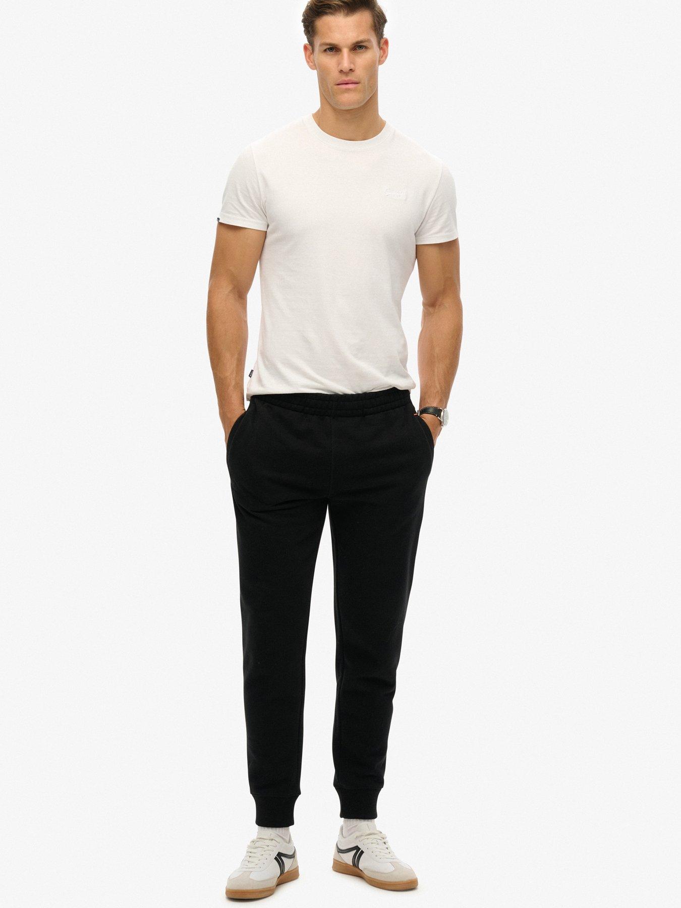  image of superdry-essential-logo-joggers-black
