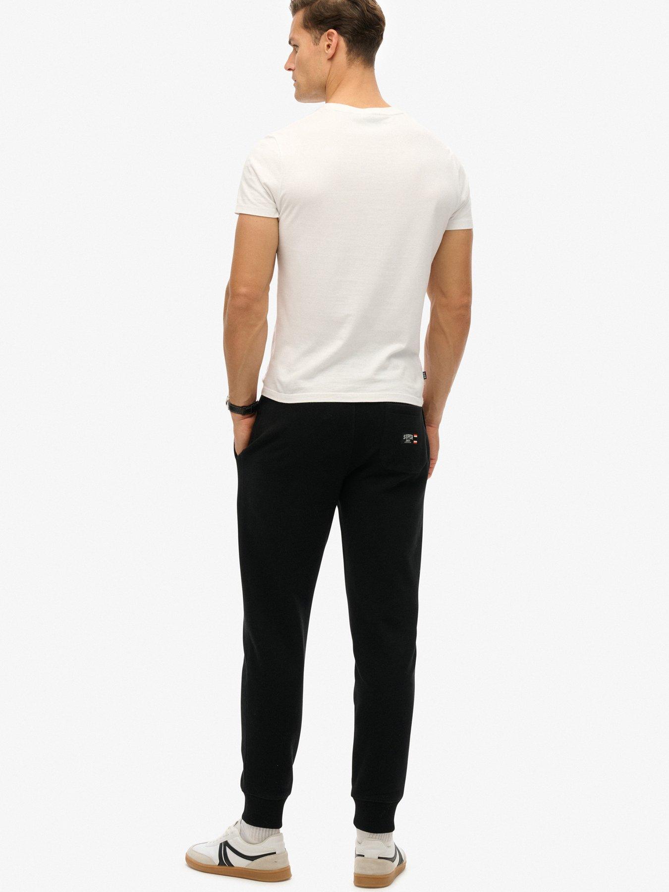  image of superdry-essential-logo-joggers-black