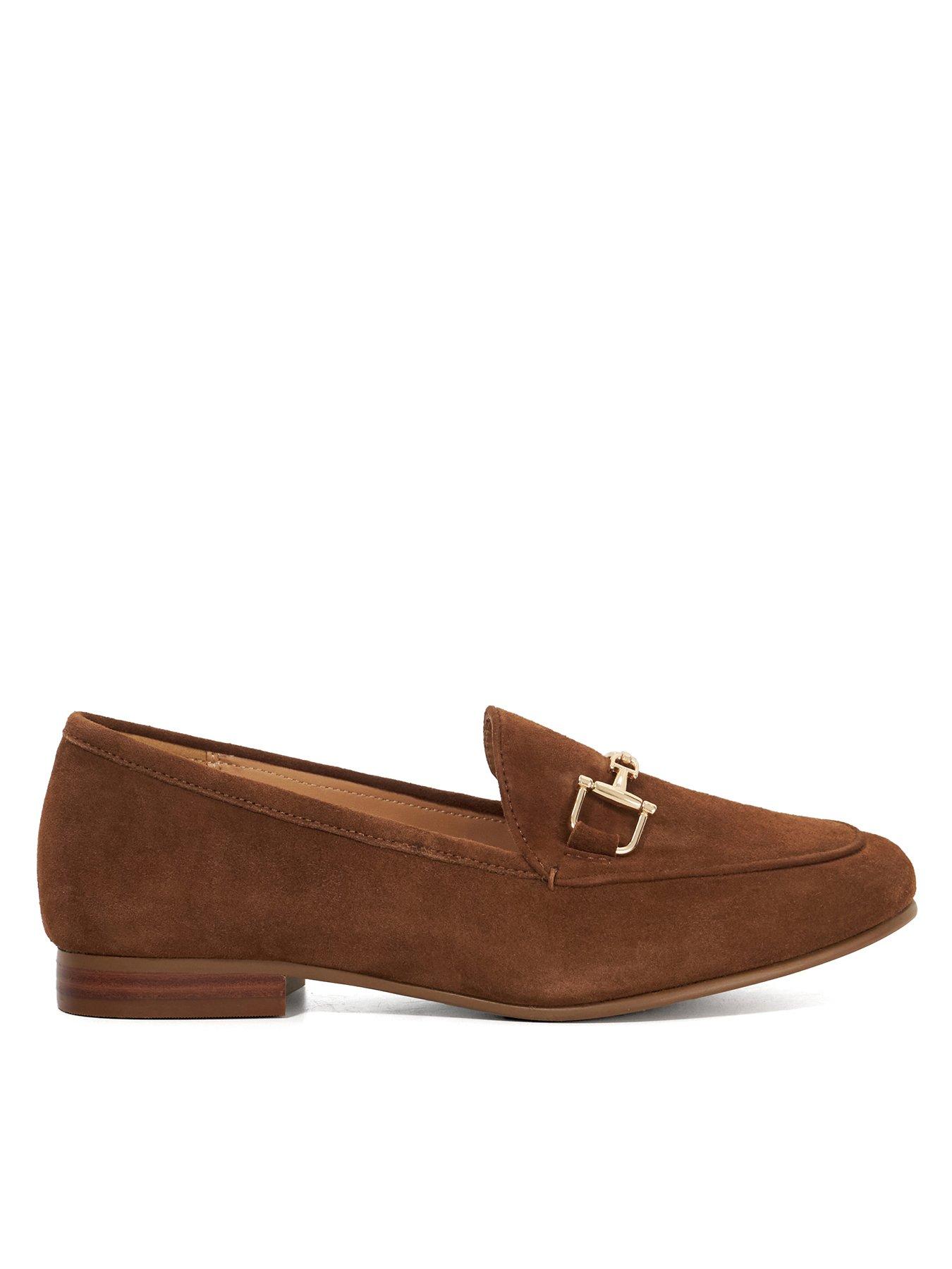 dune-london-wide-fit-glair-almond-toe-buckle-detail-loafers-tan