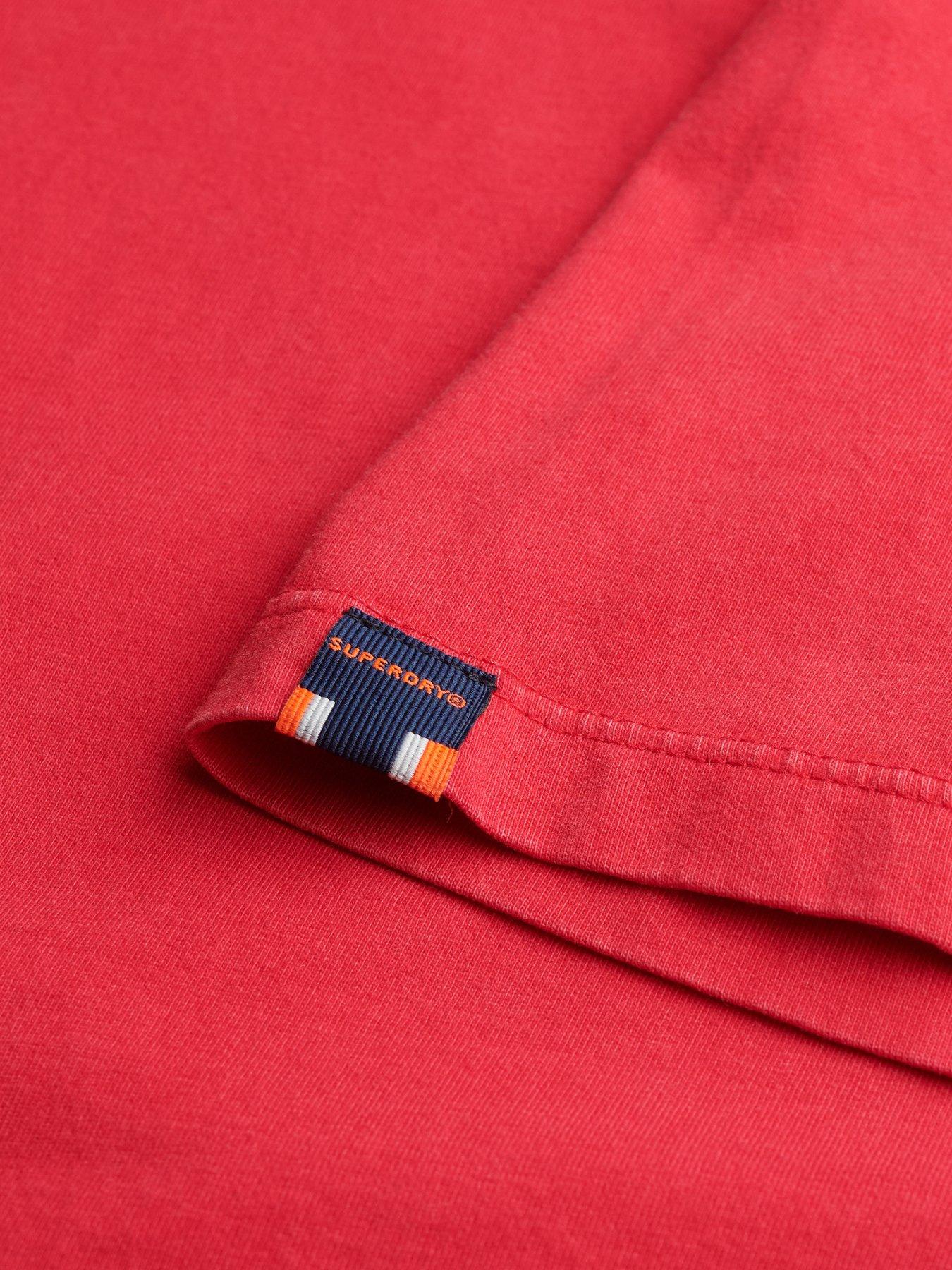  image of superdry-classic-essential-t-shirt--red