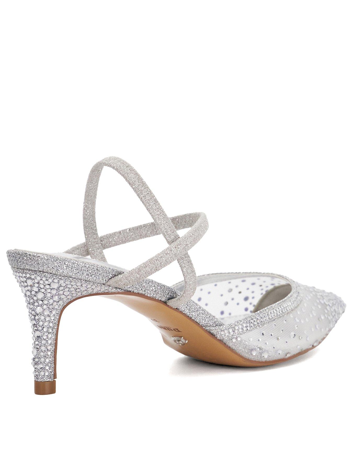  image of dune-london-charismatic-embellished-open-courts-silver