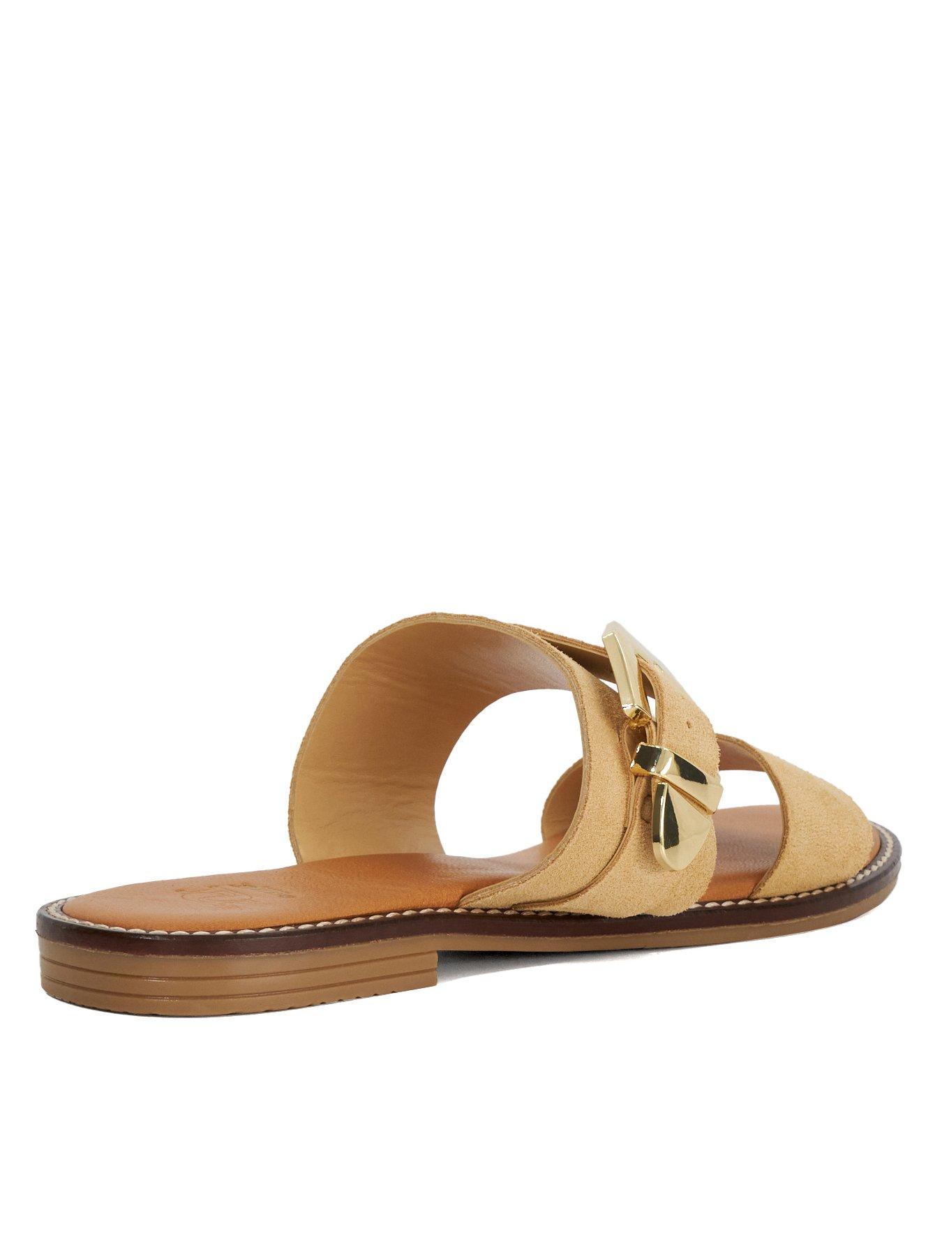  image of dune-london-lawe-suede-sandals-sand