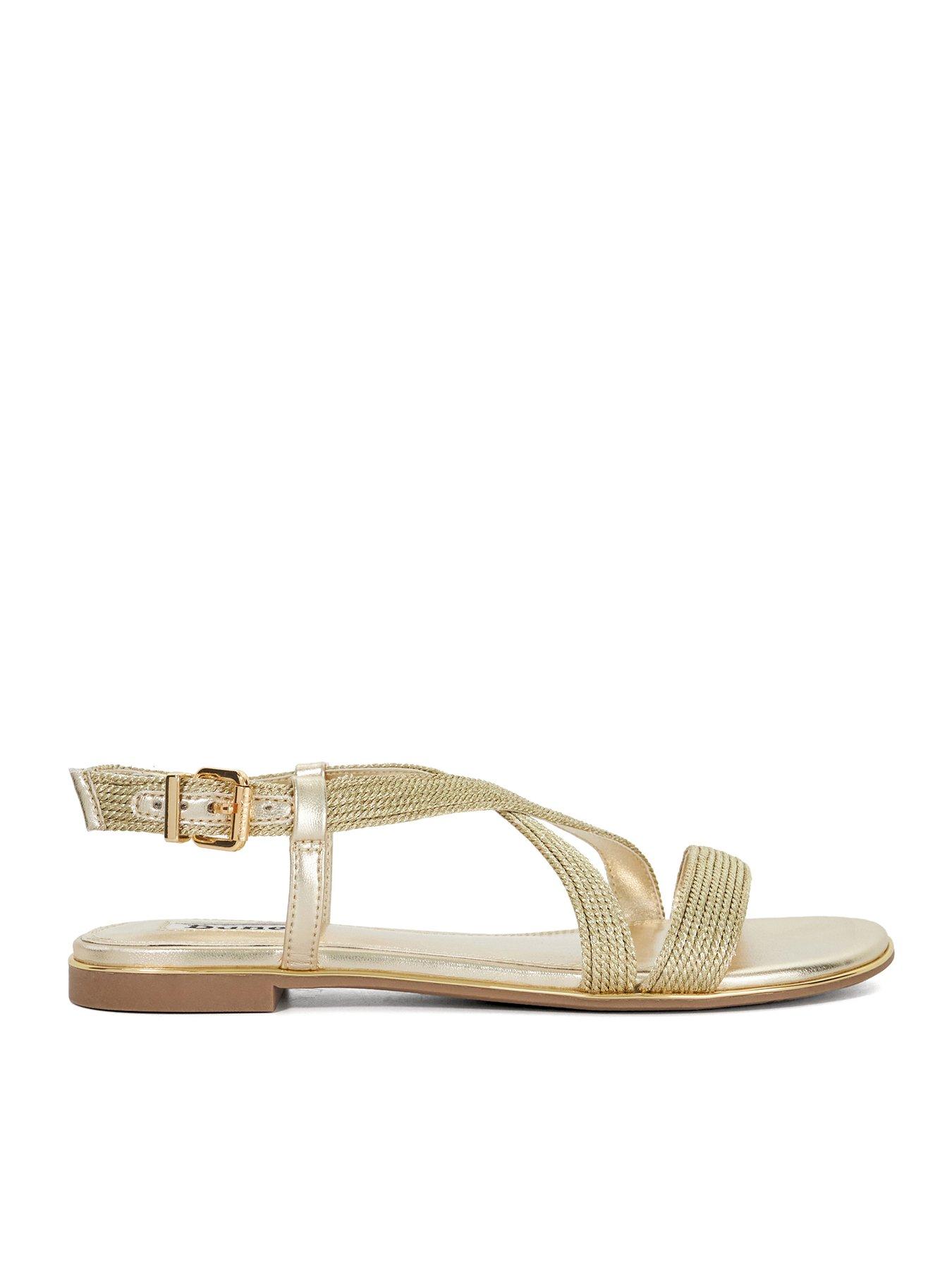 dune-london-lope-rope-flat-sandals-gold