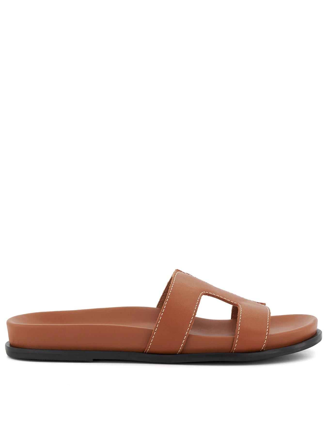 dune-london-wide-fit-loupa-comfort-footbed-flat-leather-sandals-tan