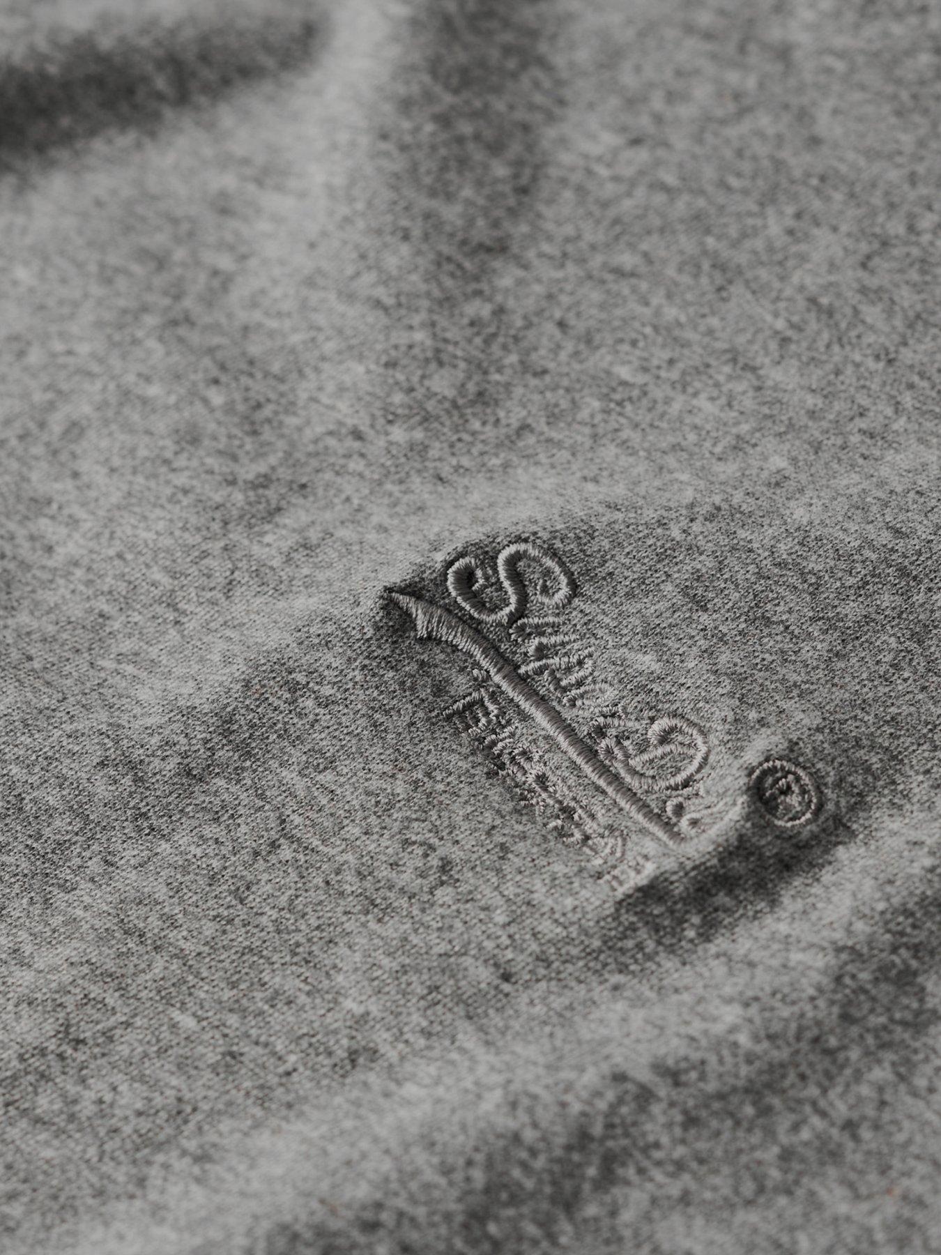  image of superdry-essential-logo-embroidered-t-shirt-grey