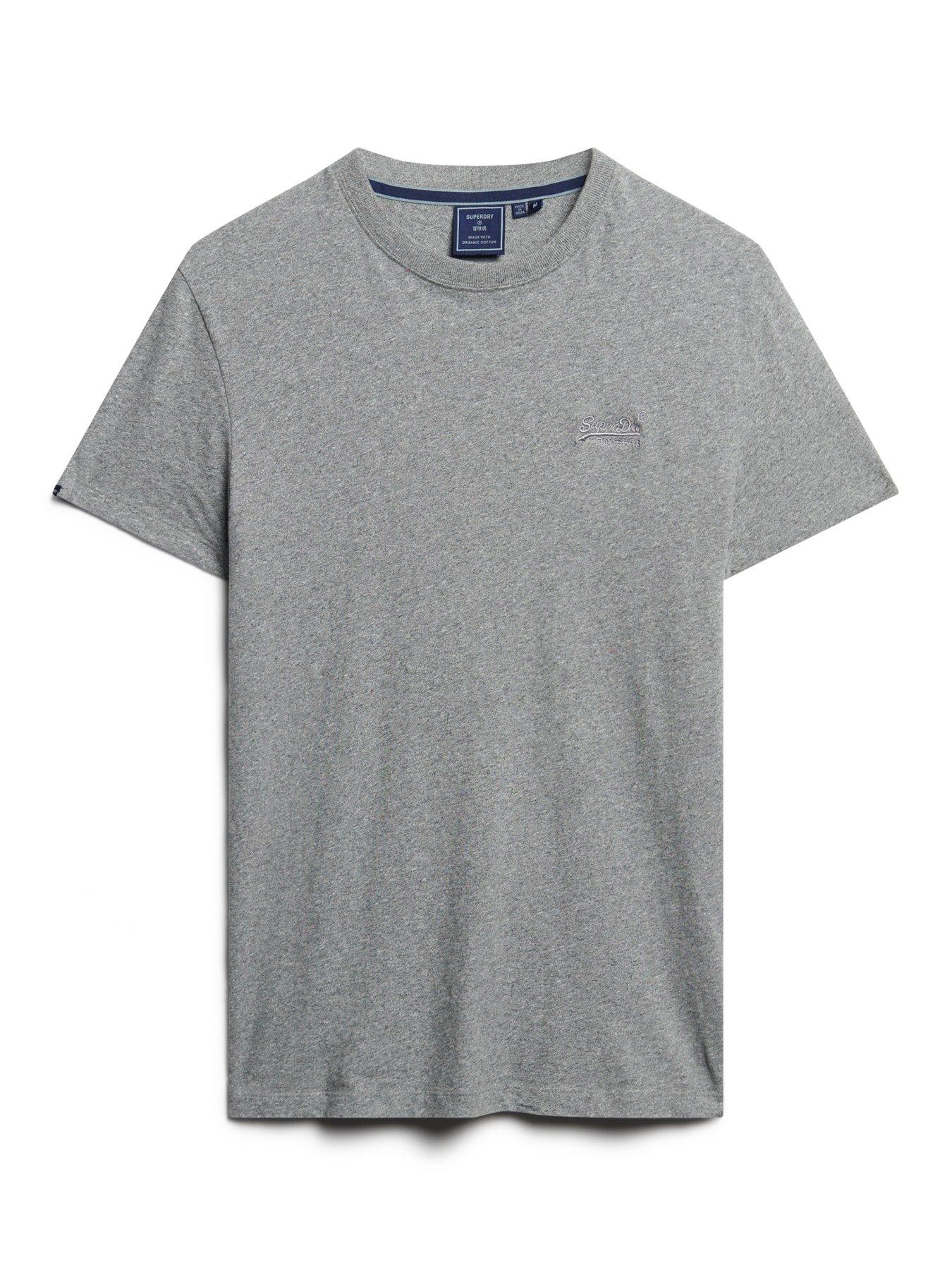  image of superdry-essential-logo-embroidered-t-shirt-grey
