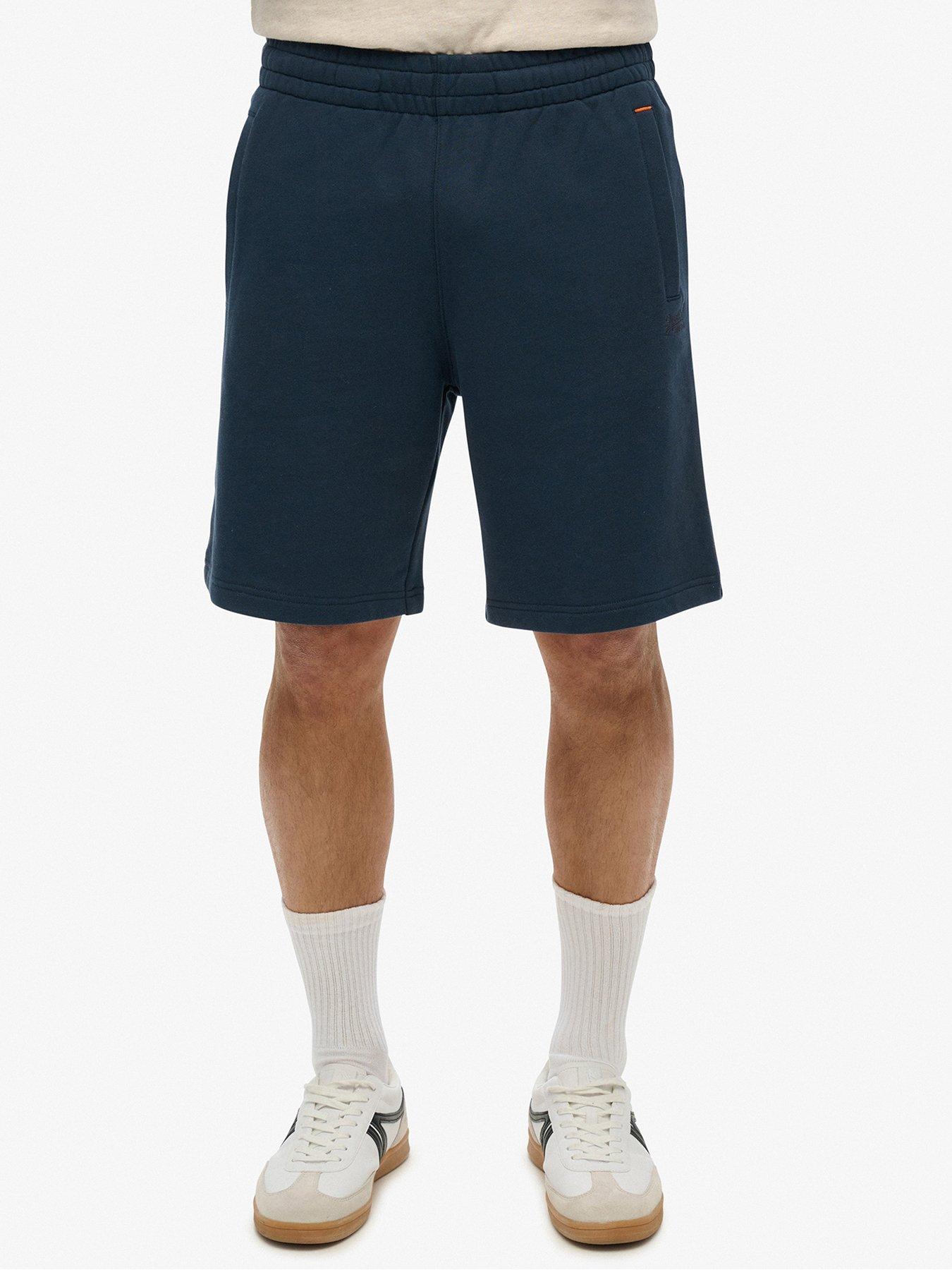  image of superdry-essential-logo-jersey-shorts-navy