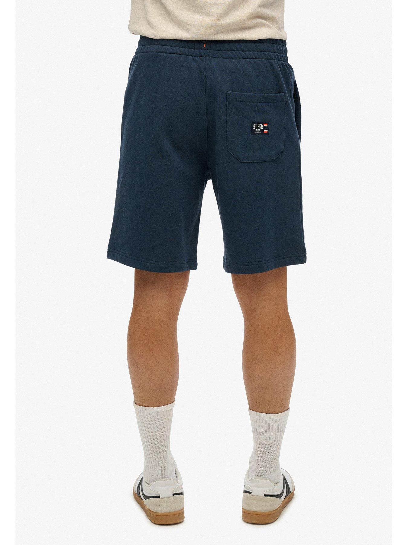  image of superdry-essential-logo-jersey-shorts-navy