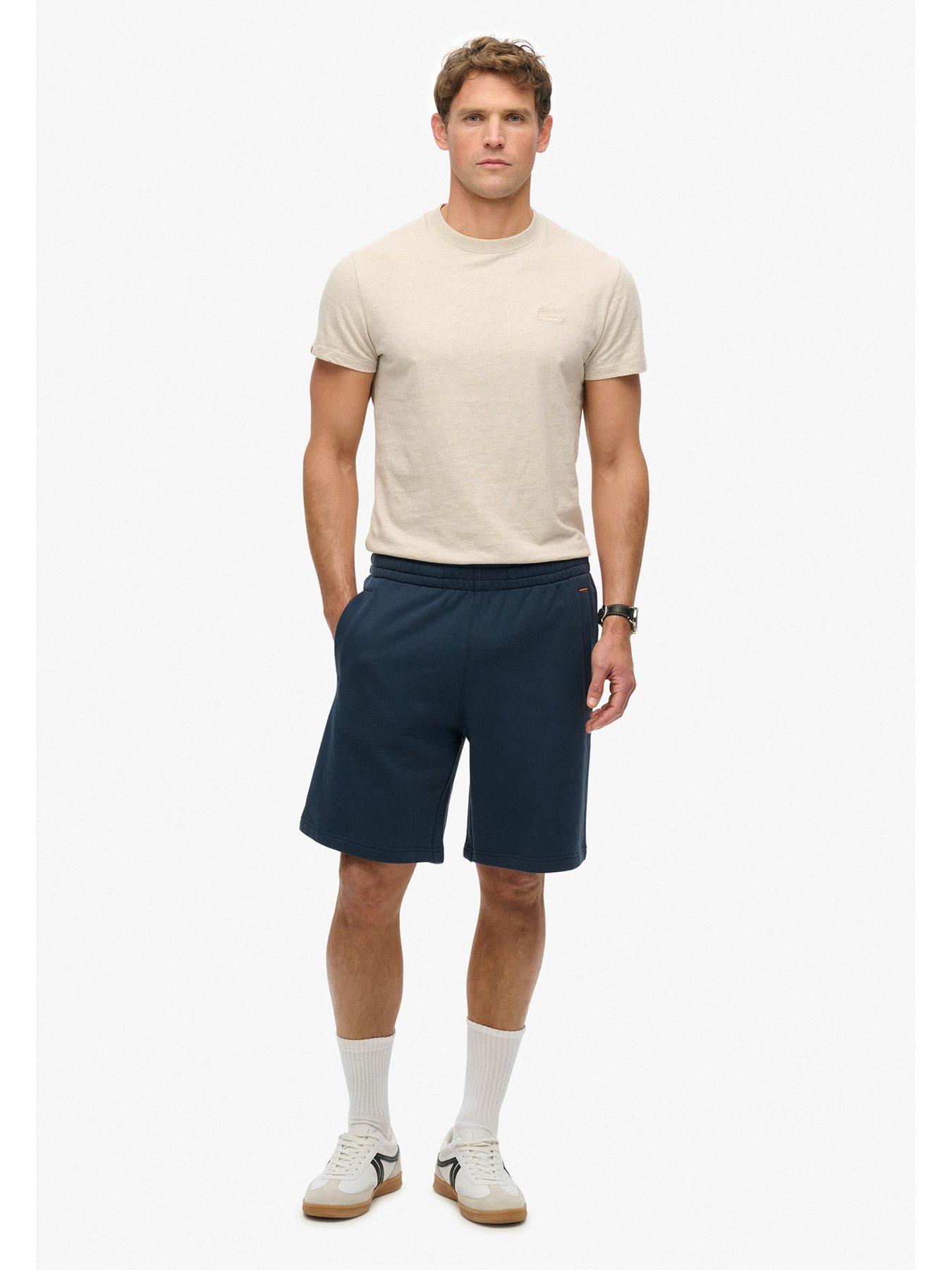  image of superdry-essential-logo-jersey-shorts-navy