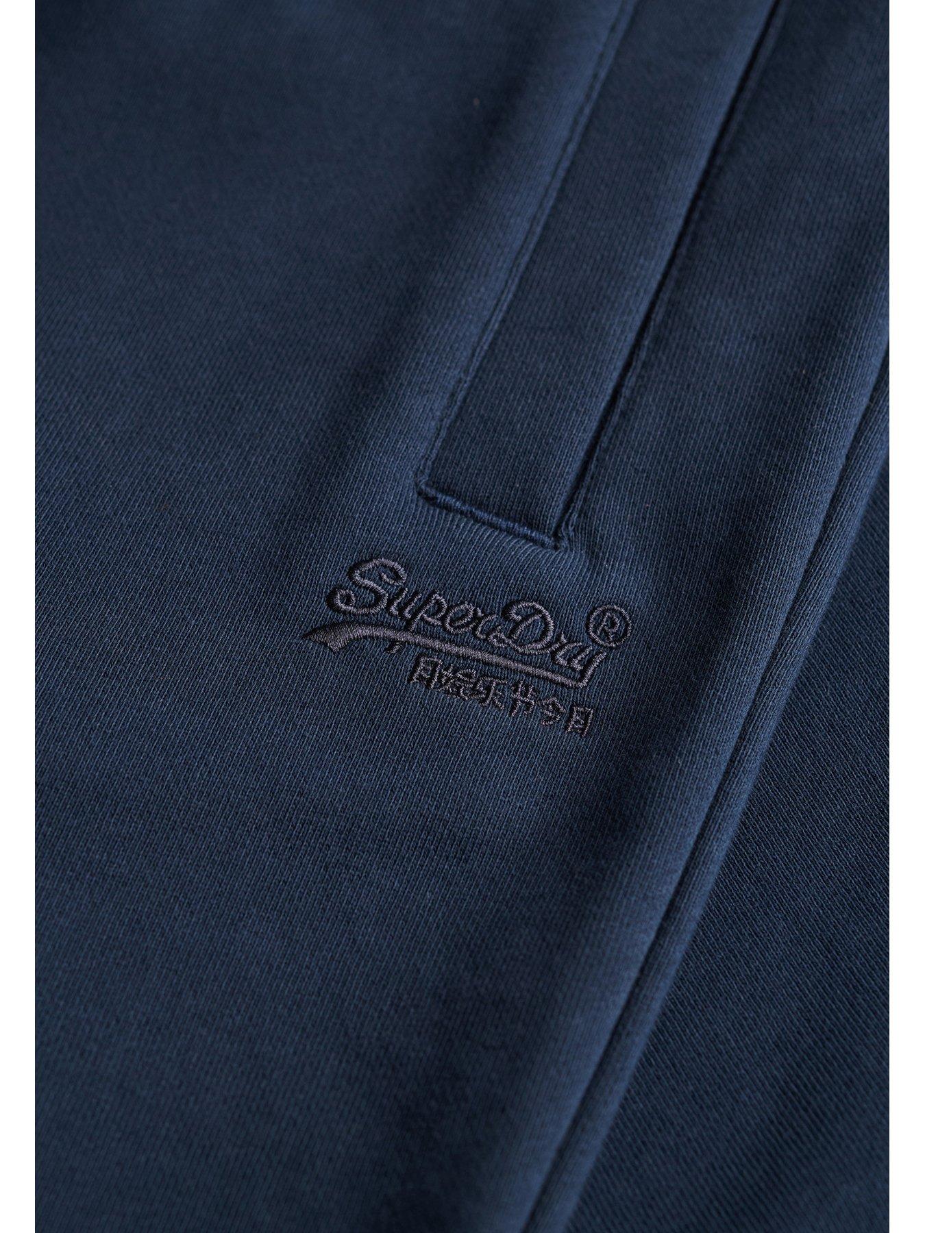  image of superdry-essential-logo-jersey-shorts-navy