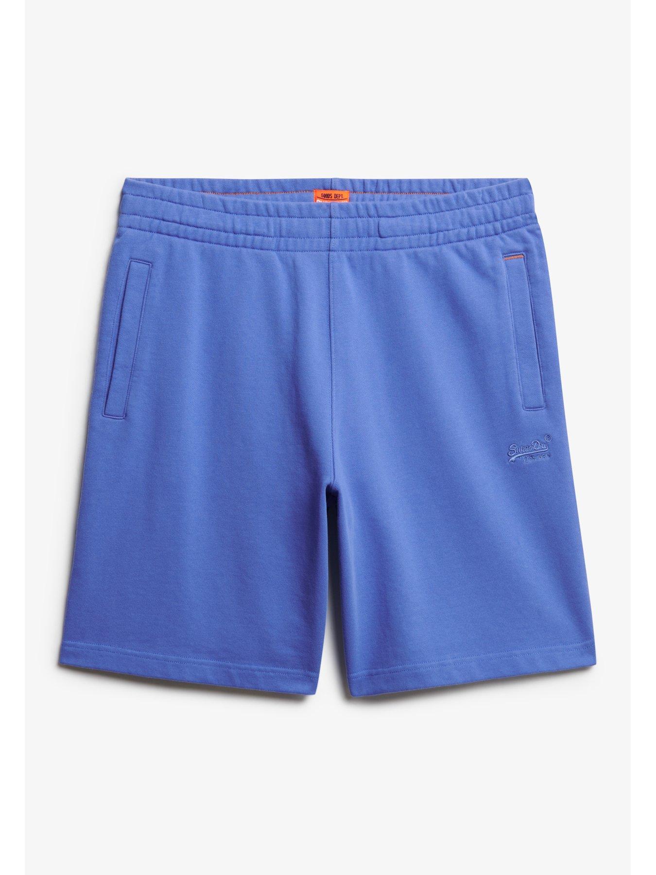  image of superdry-essential-logo-jersey-shorts-blue