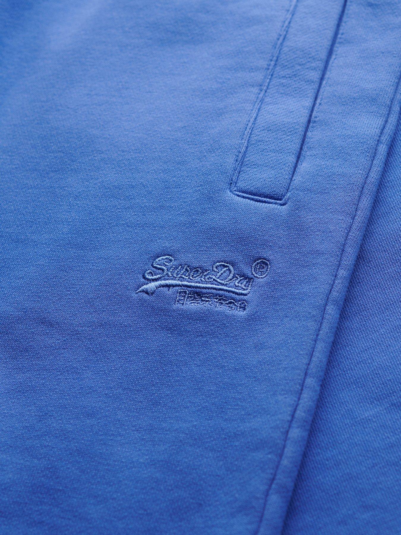  image of superdry-essential-logo-jersey-shorts-blue