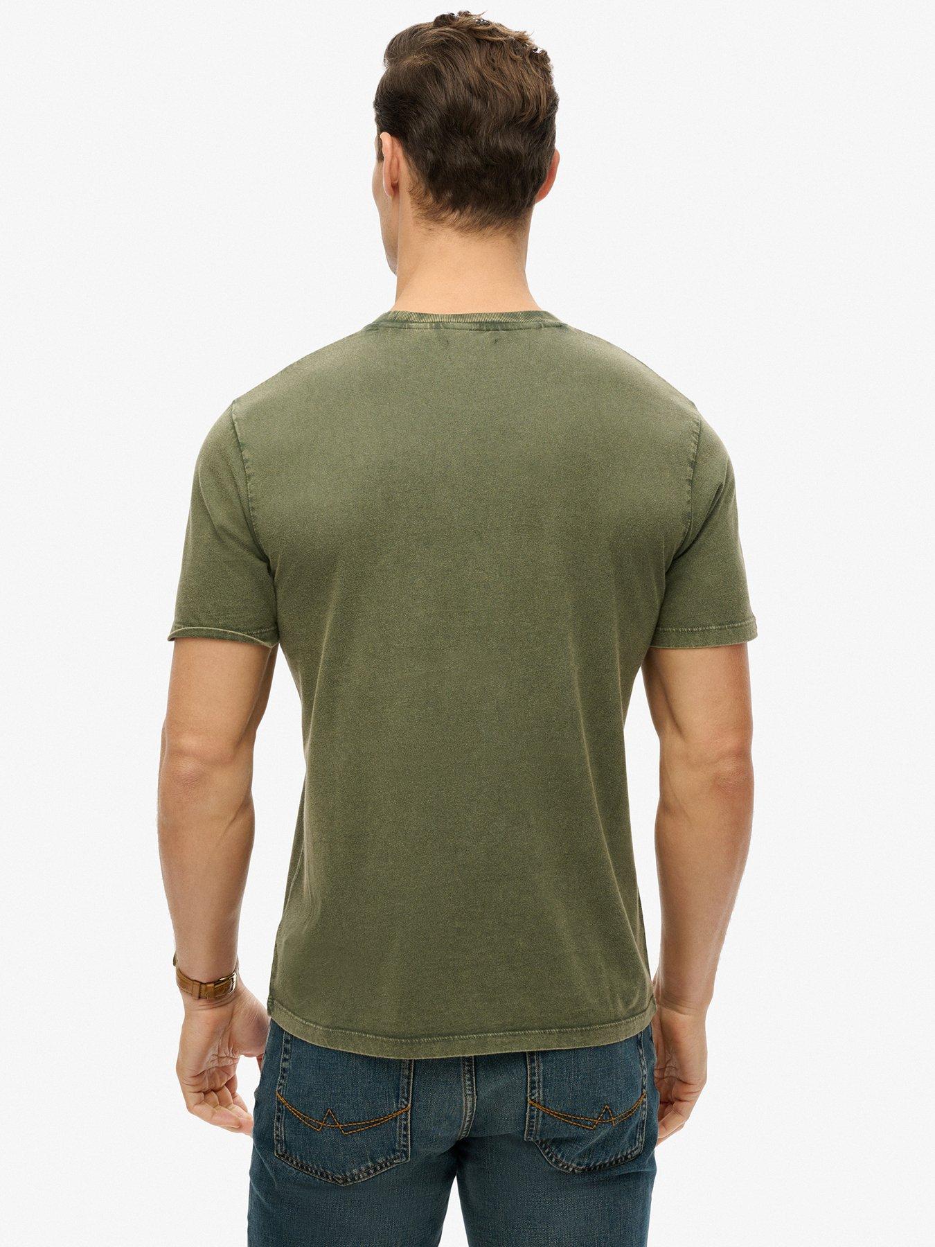  image of superdry-machined-goods-workwear-t-shirt-green
