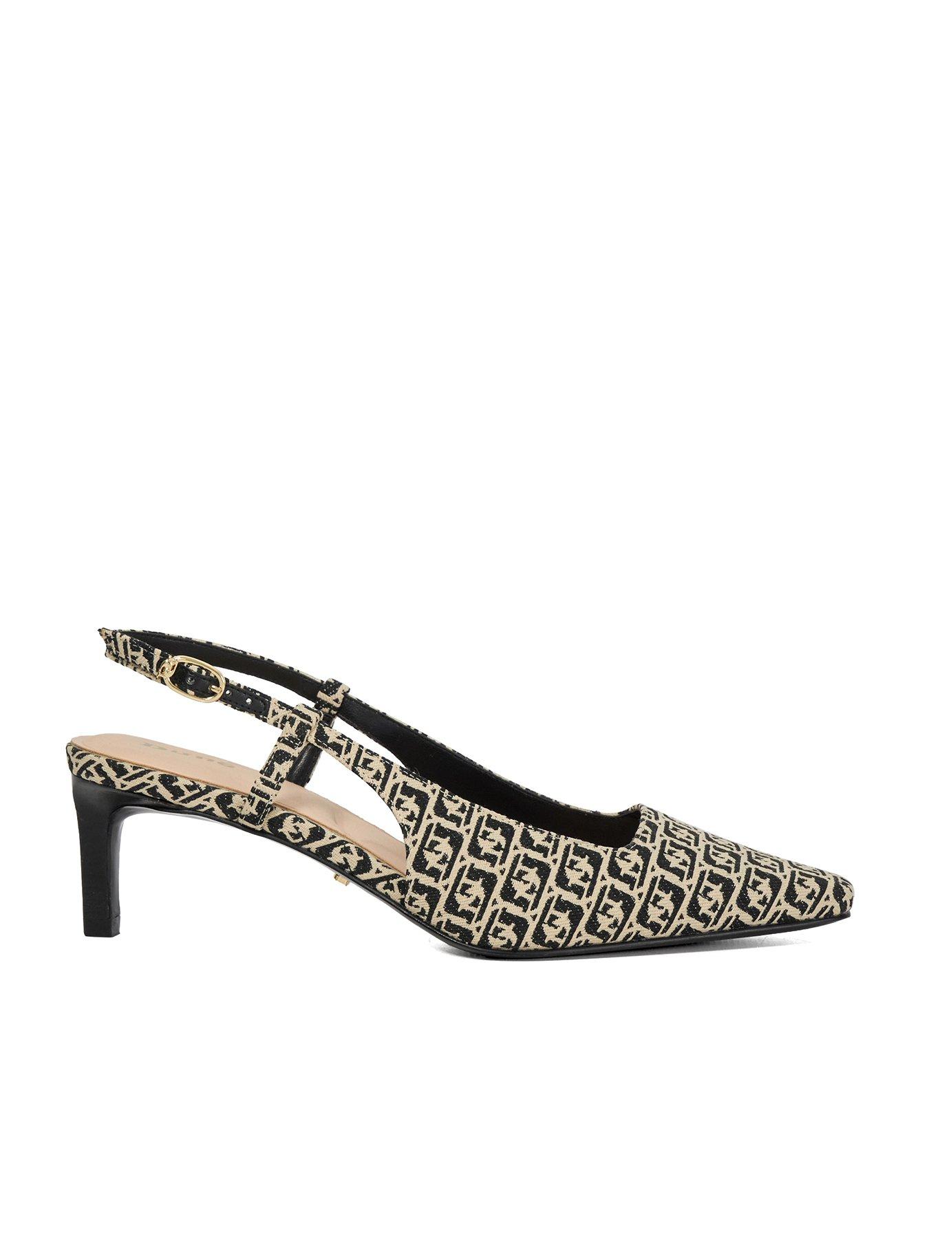  image of dune-london-dancing-slingback-court-shoes-black