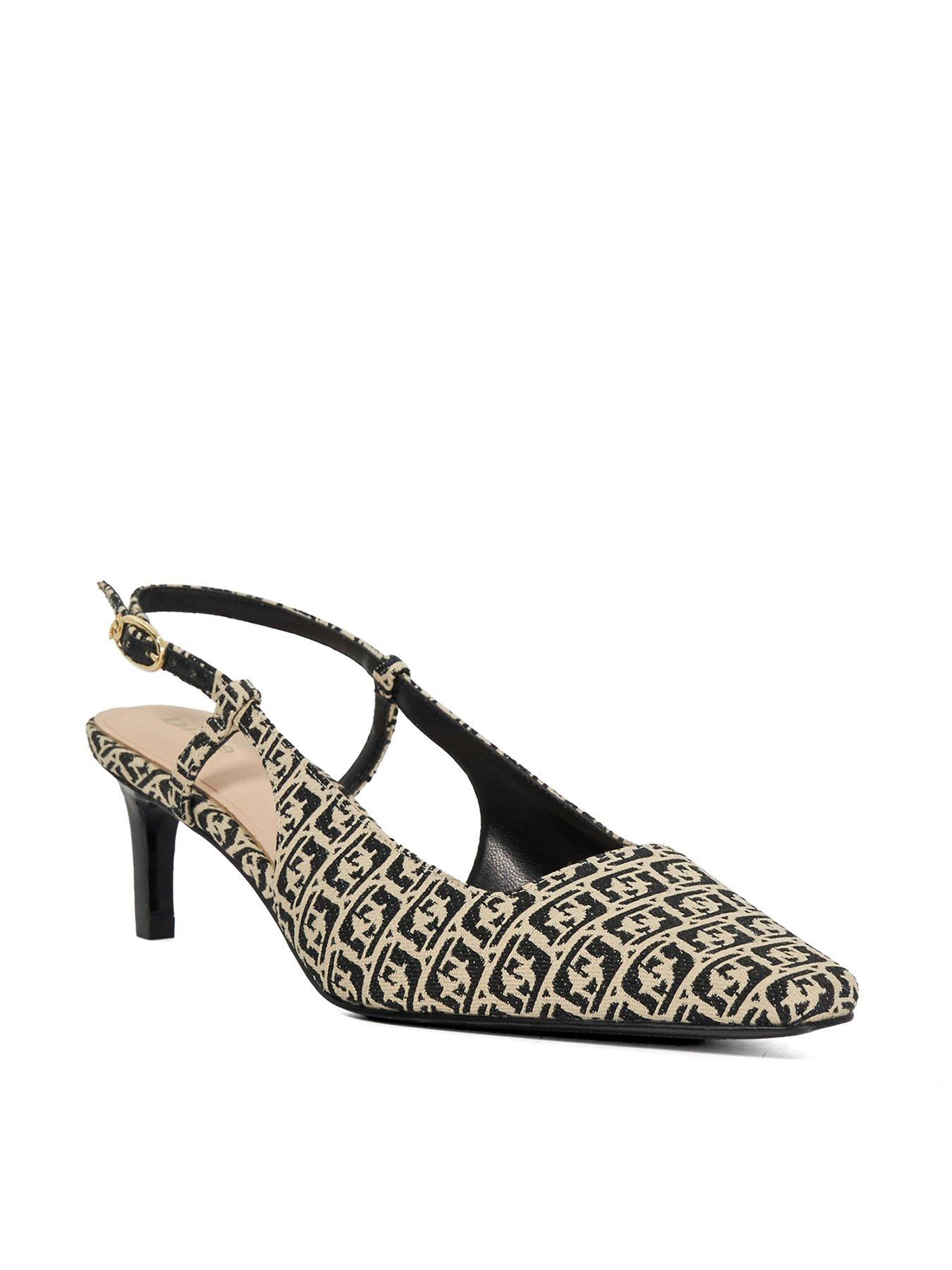  image of dune-london-dancing-slingback-court-shoes-black