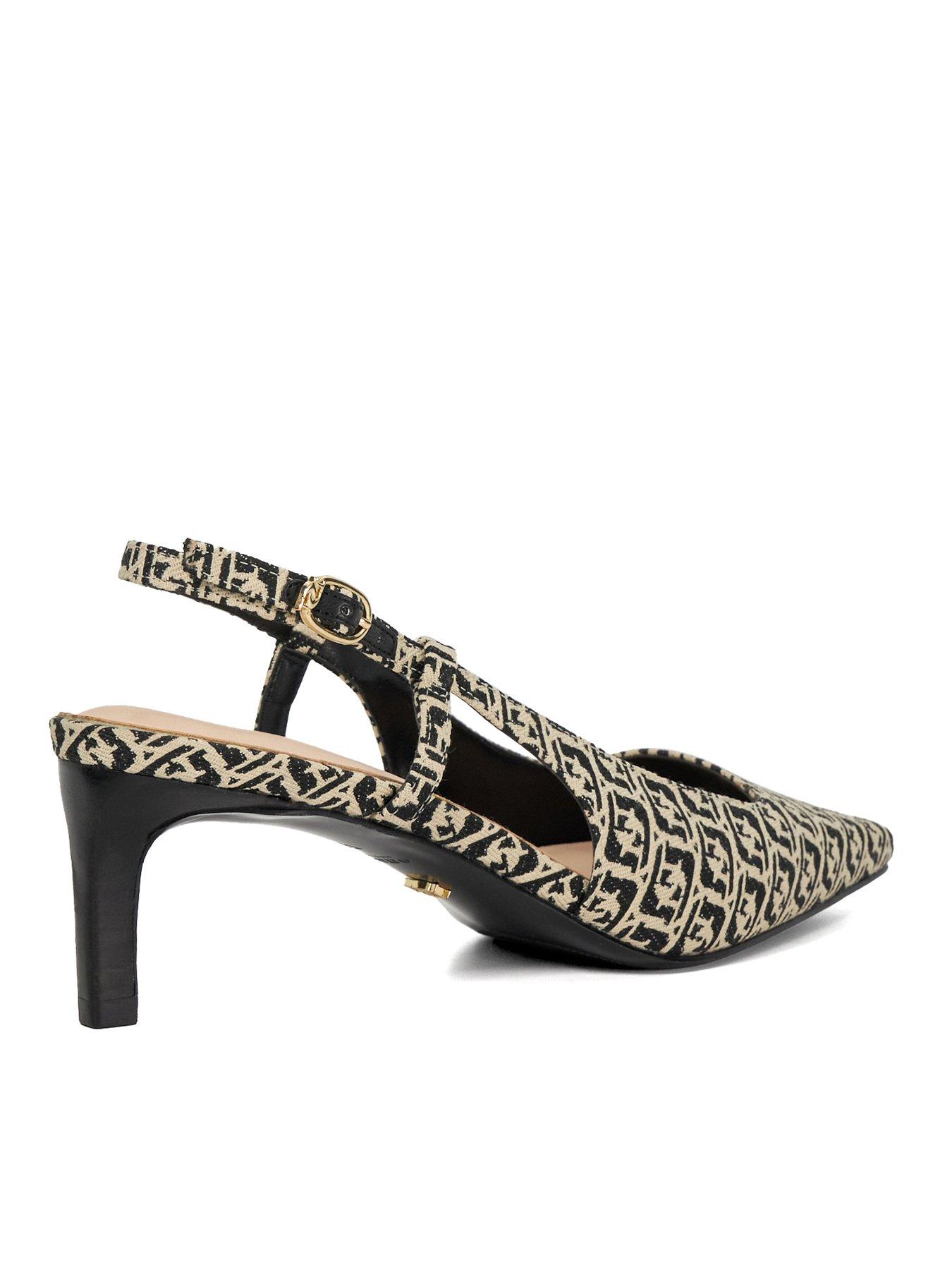  image of dune-london-dancing-slingback-court-shoes-black