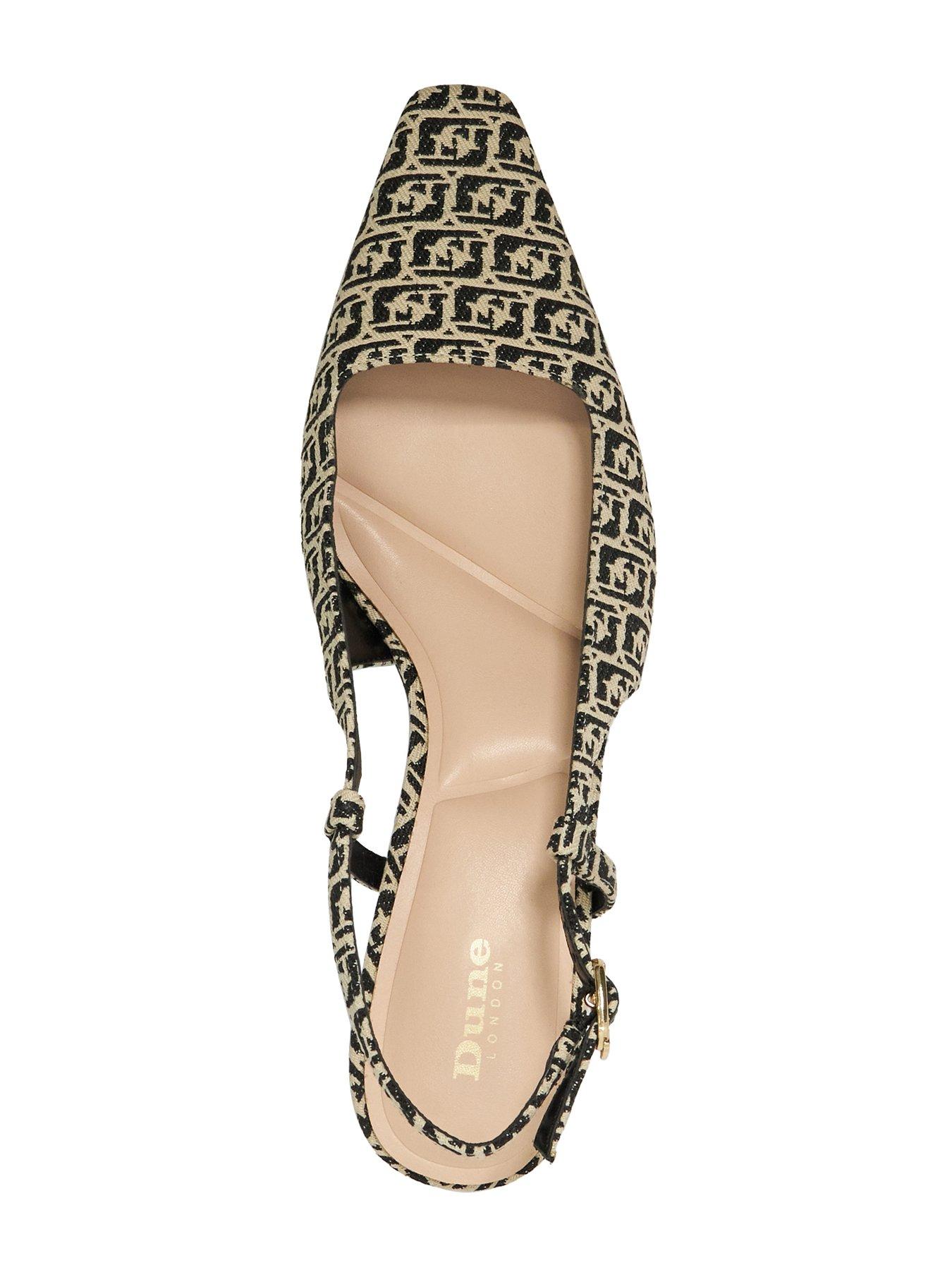  image of dune-london-dancing-slingback-court-shoes-black