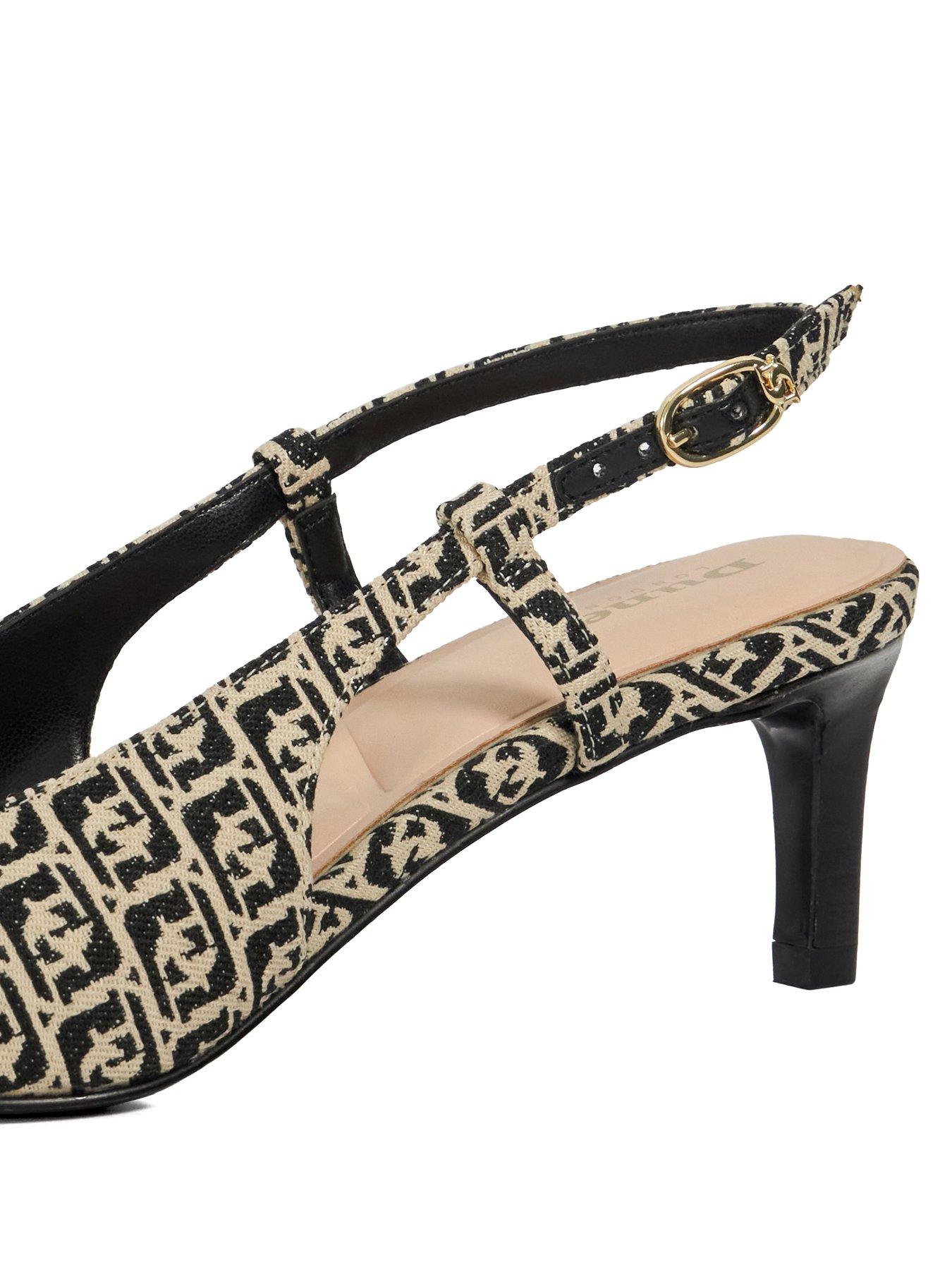  image of dune-london-dancing-slingback-court-shoes-black