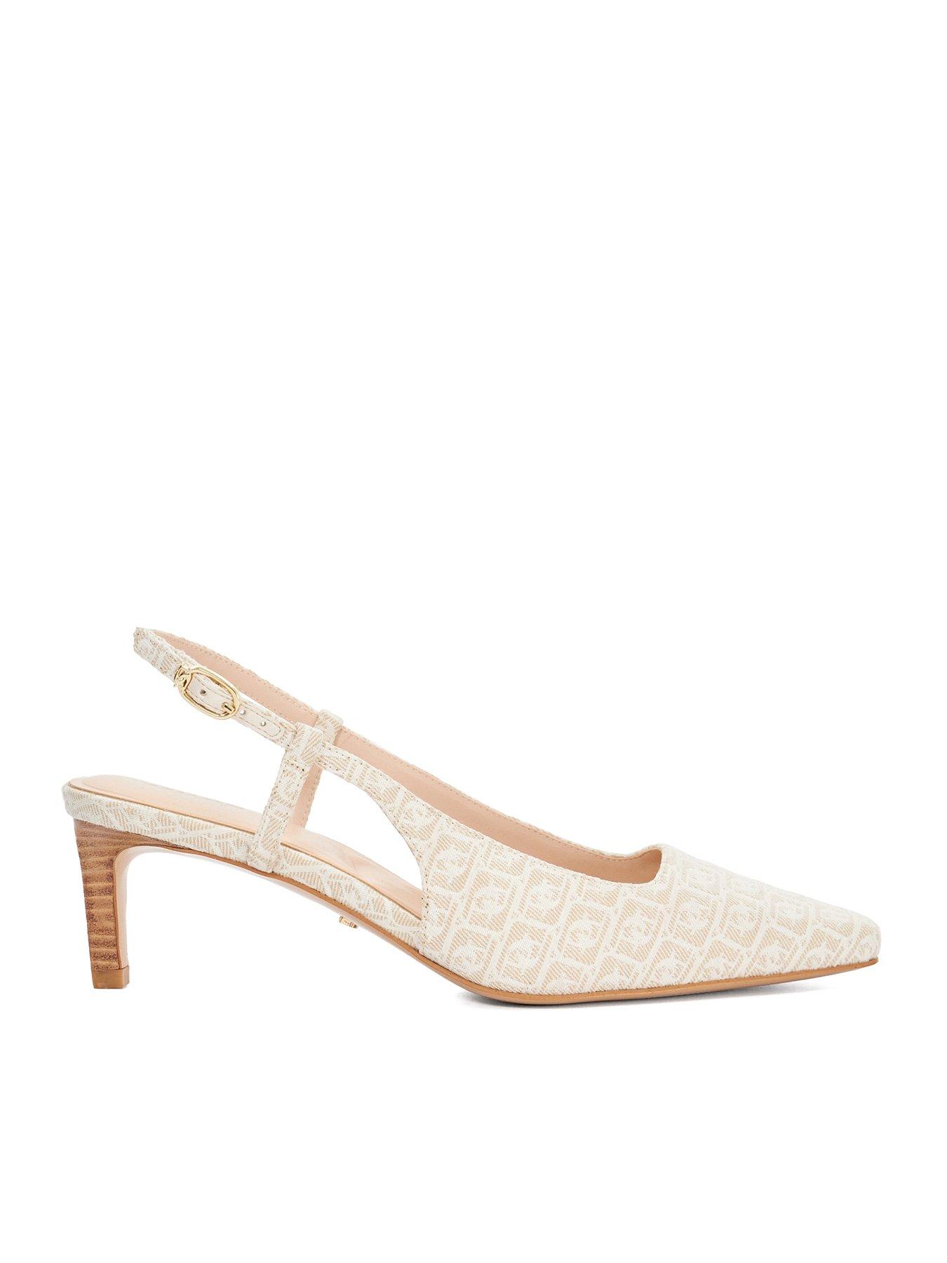  image of dune-london-dancing-slingback-court-shoes-nude