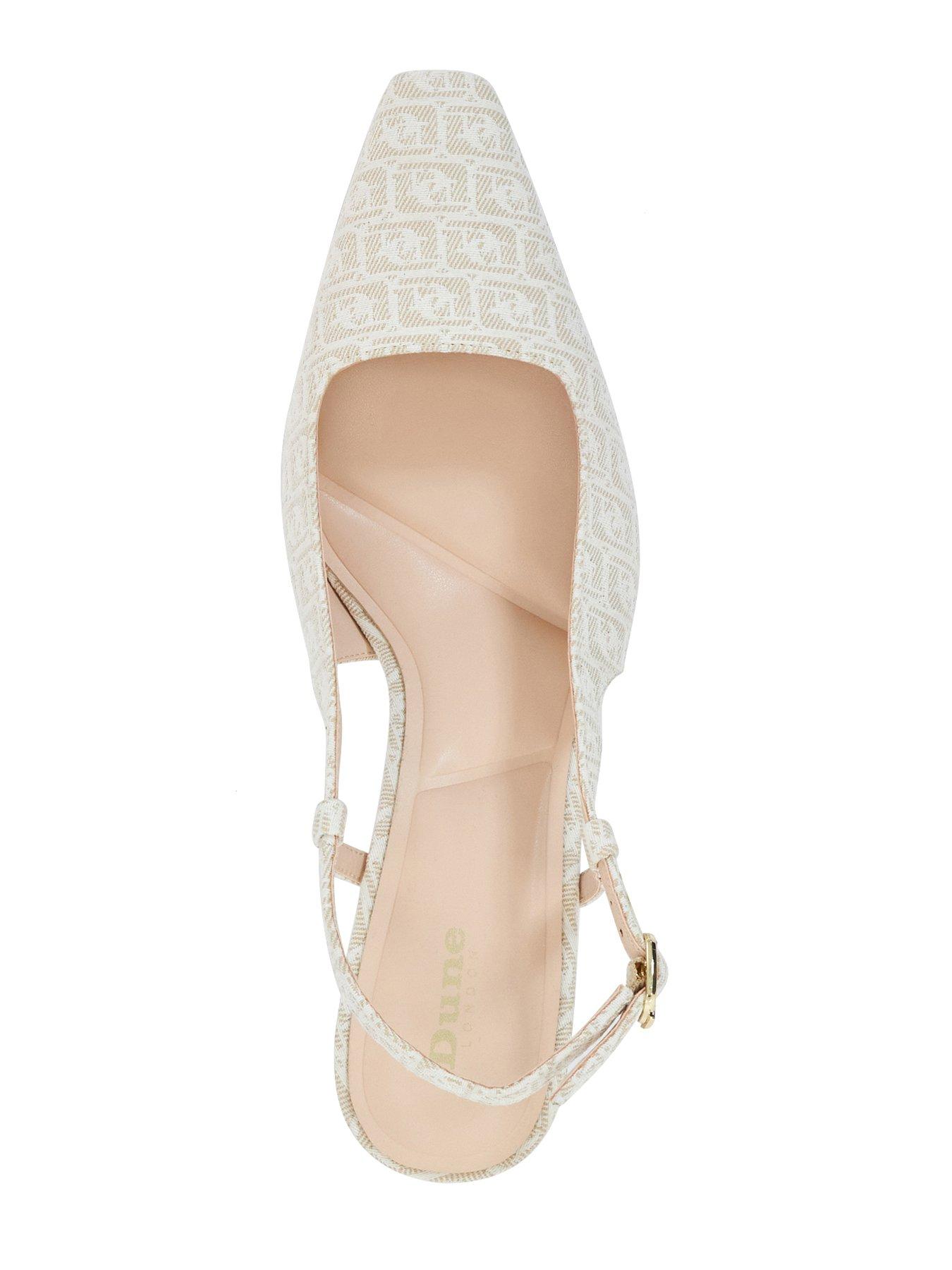  image of dune-london-dancing-slingback-court-shoes-nude