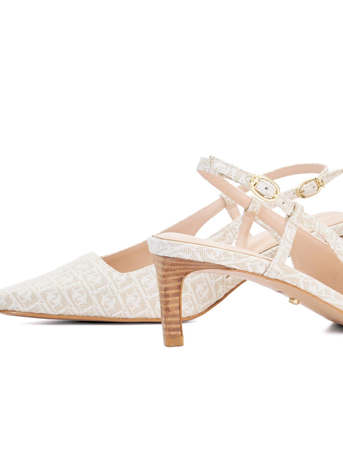  image of dune-london-dancing-slingback-court-shoes-nude