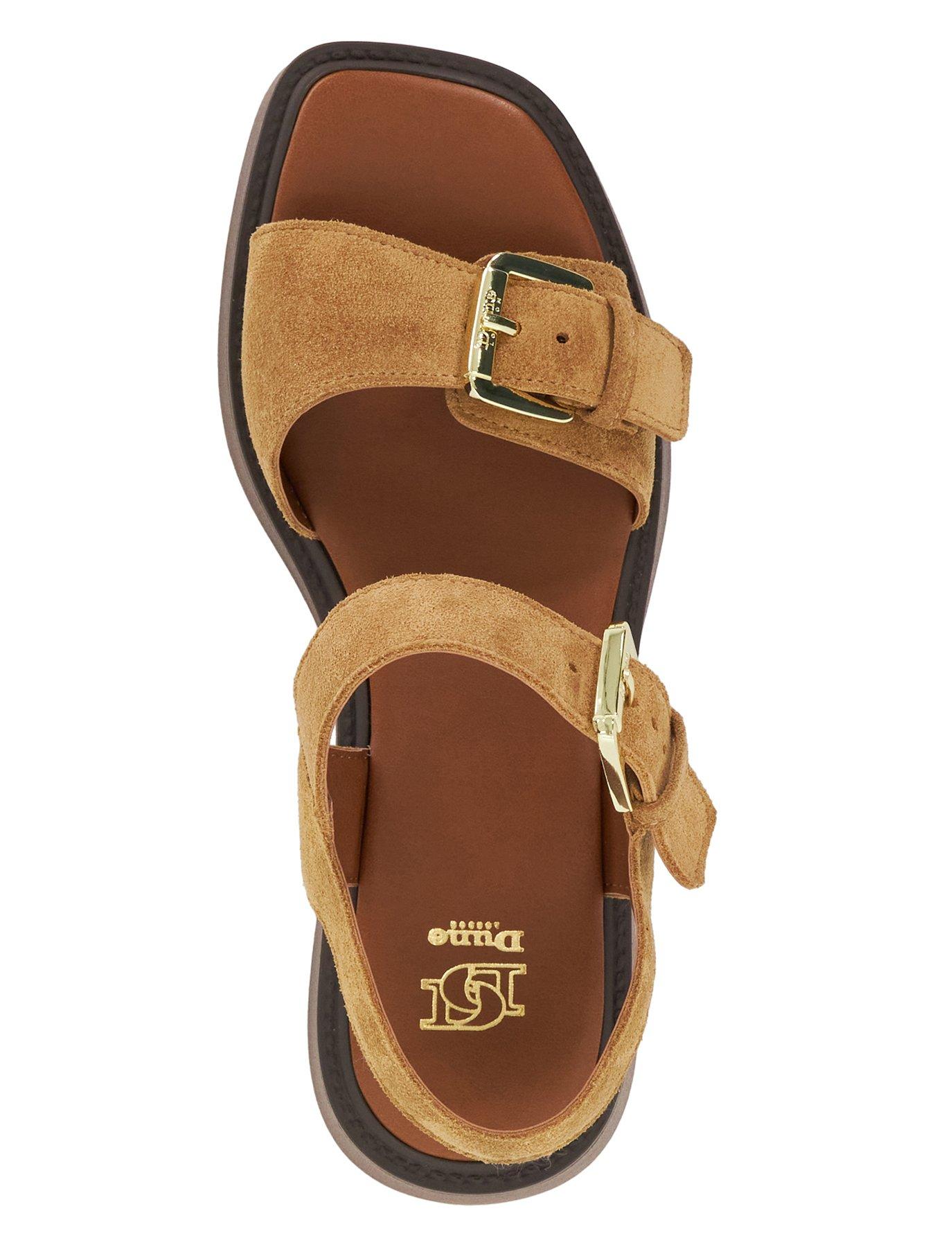  image of dune-london-luno-casual-flatform-sandals-sand