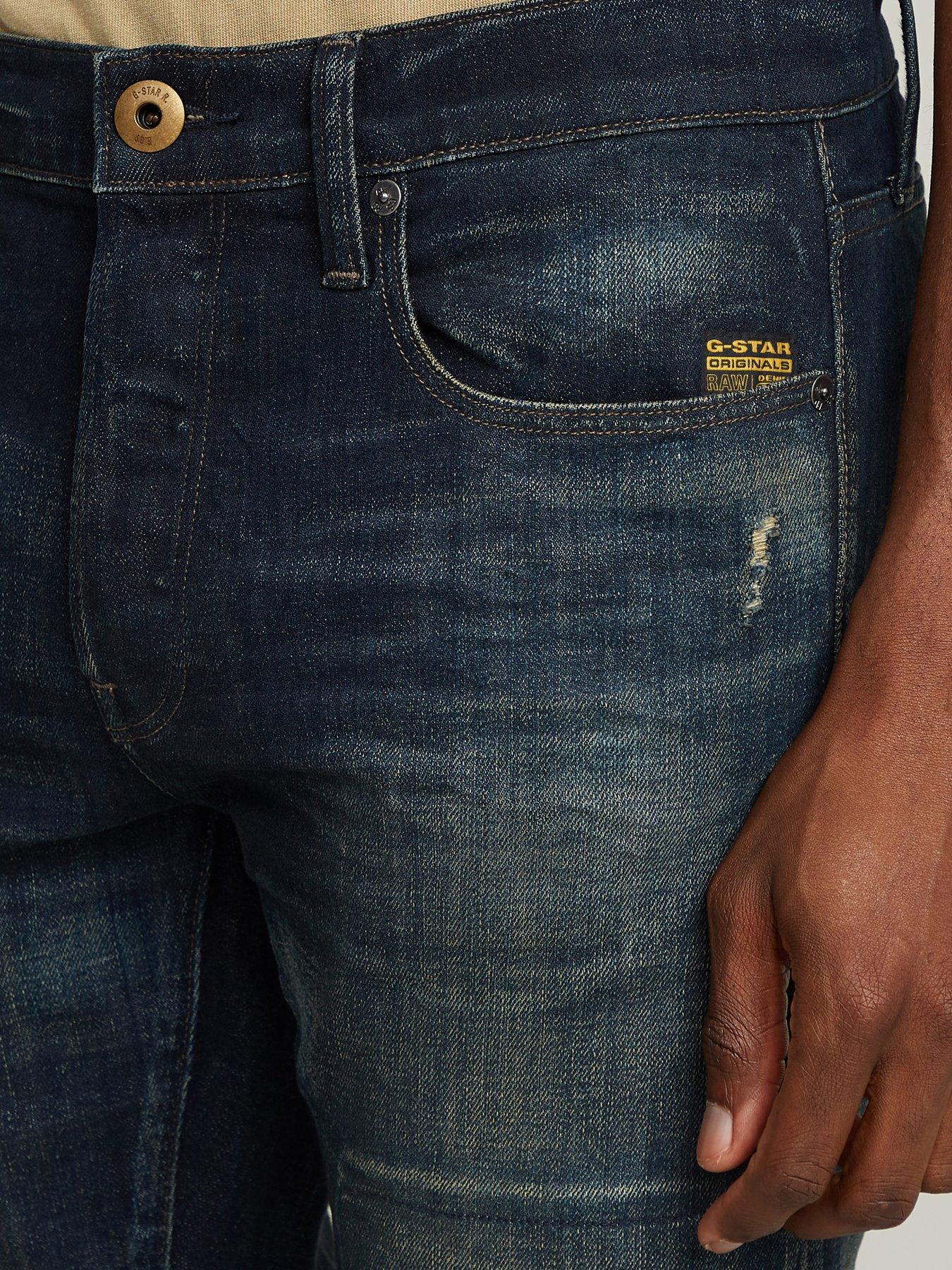G-Star Raw Men's Jeans 3301 Slim Jeans, Dk Aged 5245-89