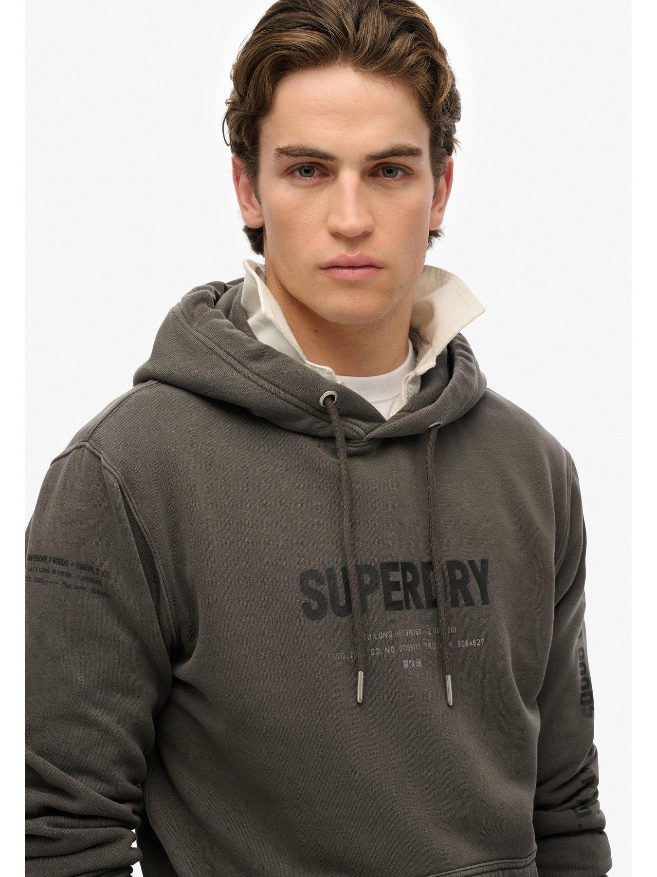 Image 4 of 6 of Superdry Utility Sport Hoodie - Black