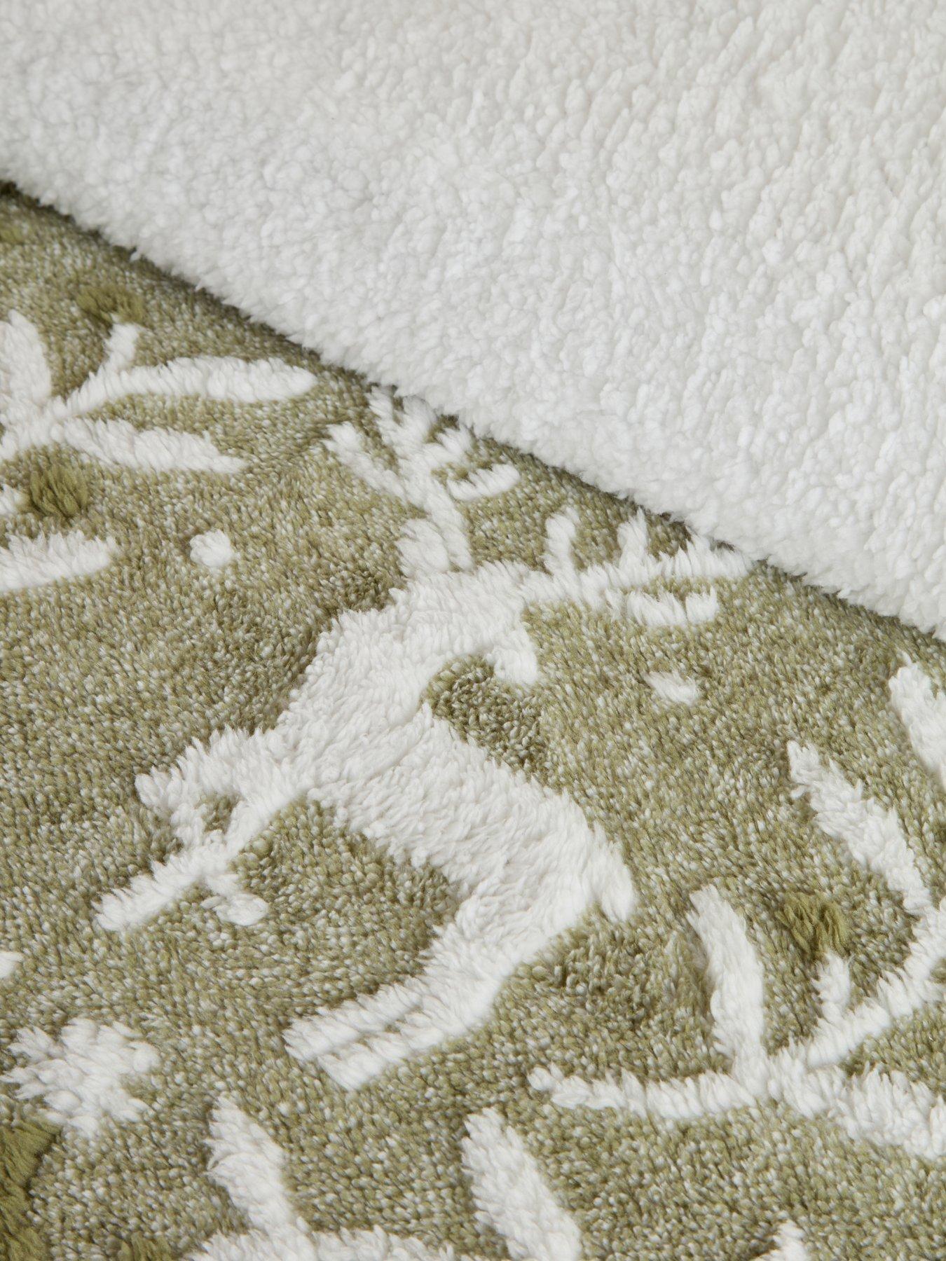 Image 5 of 5 of Very Home Stag Woodland Fleece Duvet Cover&nbsp;Set