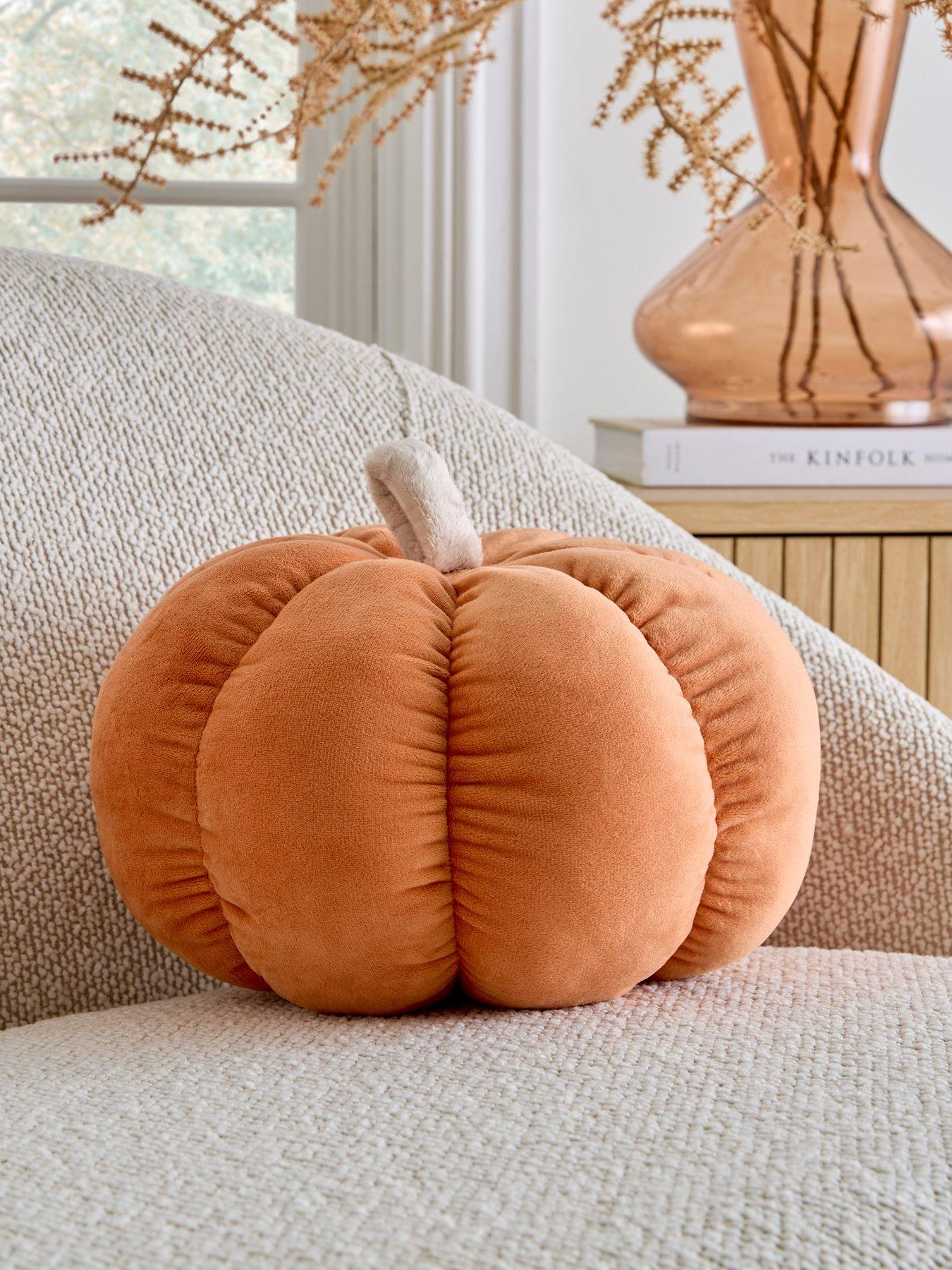  image of very-home-pumpkin-cushion-orange-30nbspcm
