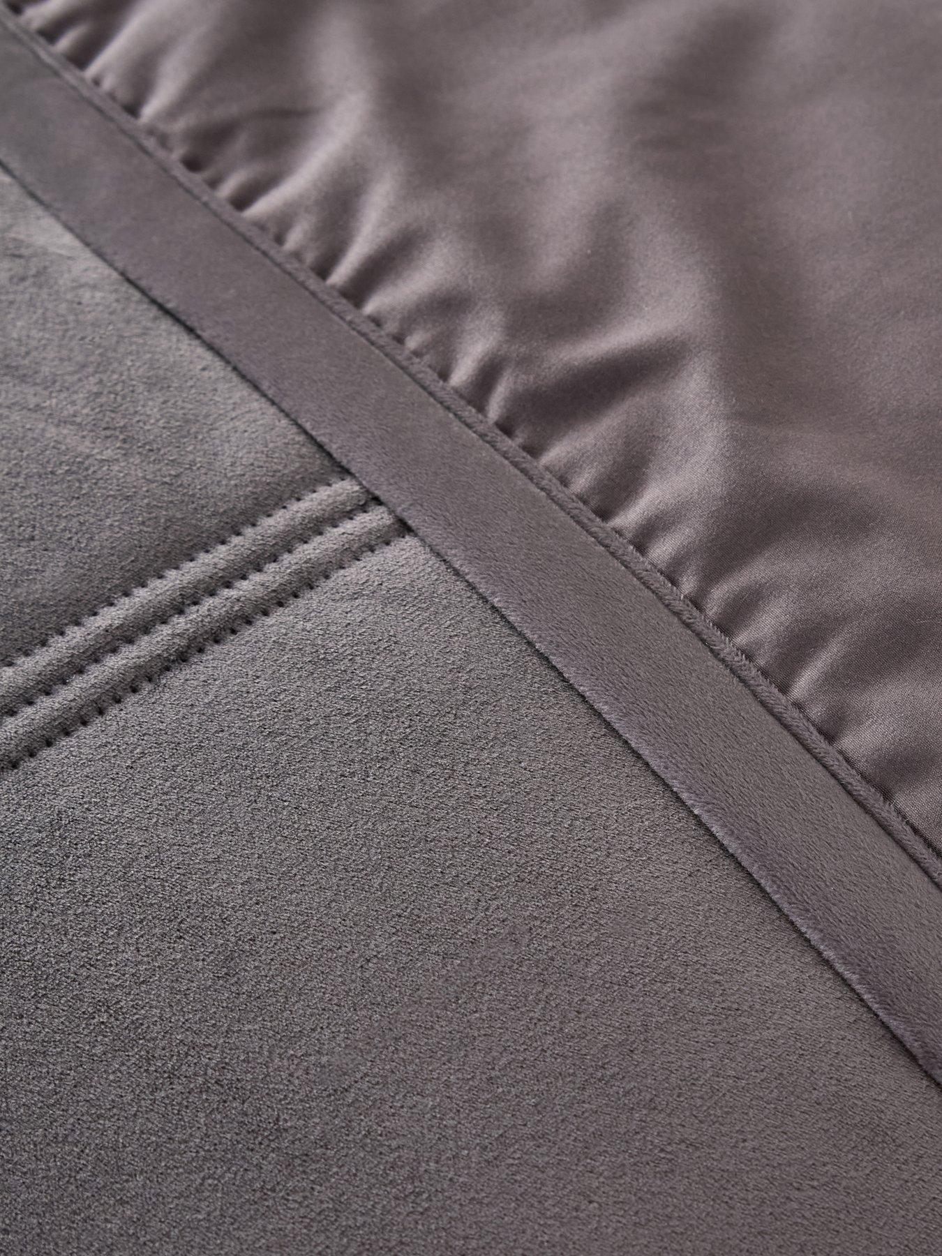 Image 5 of 5 of Very Home Luxe Velvet Bedspread 165x240cm - Charcoal