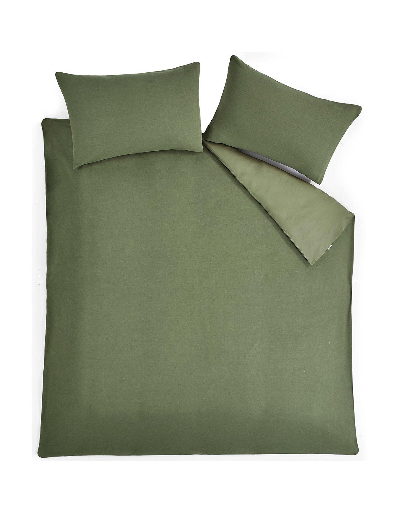 Image 2 of 5 of Michelle Keegan Home Relaxed Linen Mix Plain Duvet Cover&nbsp;Set