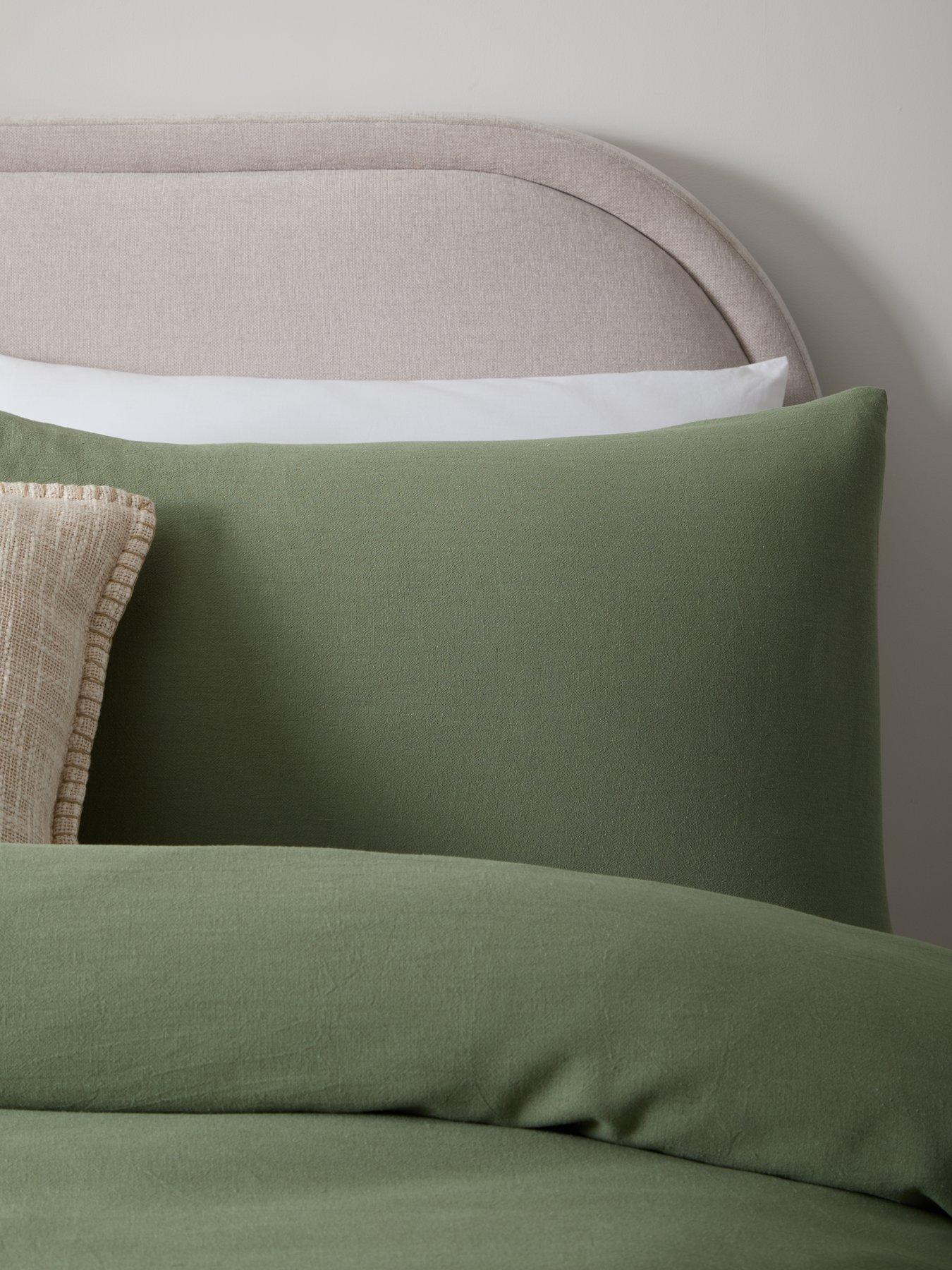 Image 5 of 5 of Michelle Keegan Home Relaxed Linen Mix Plain Duvet Cover&nbsp;Set