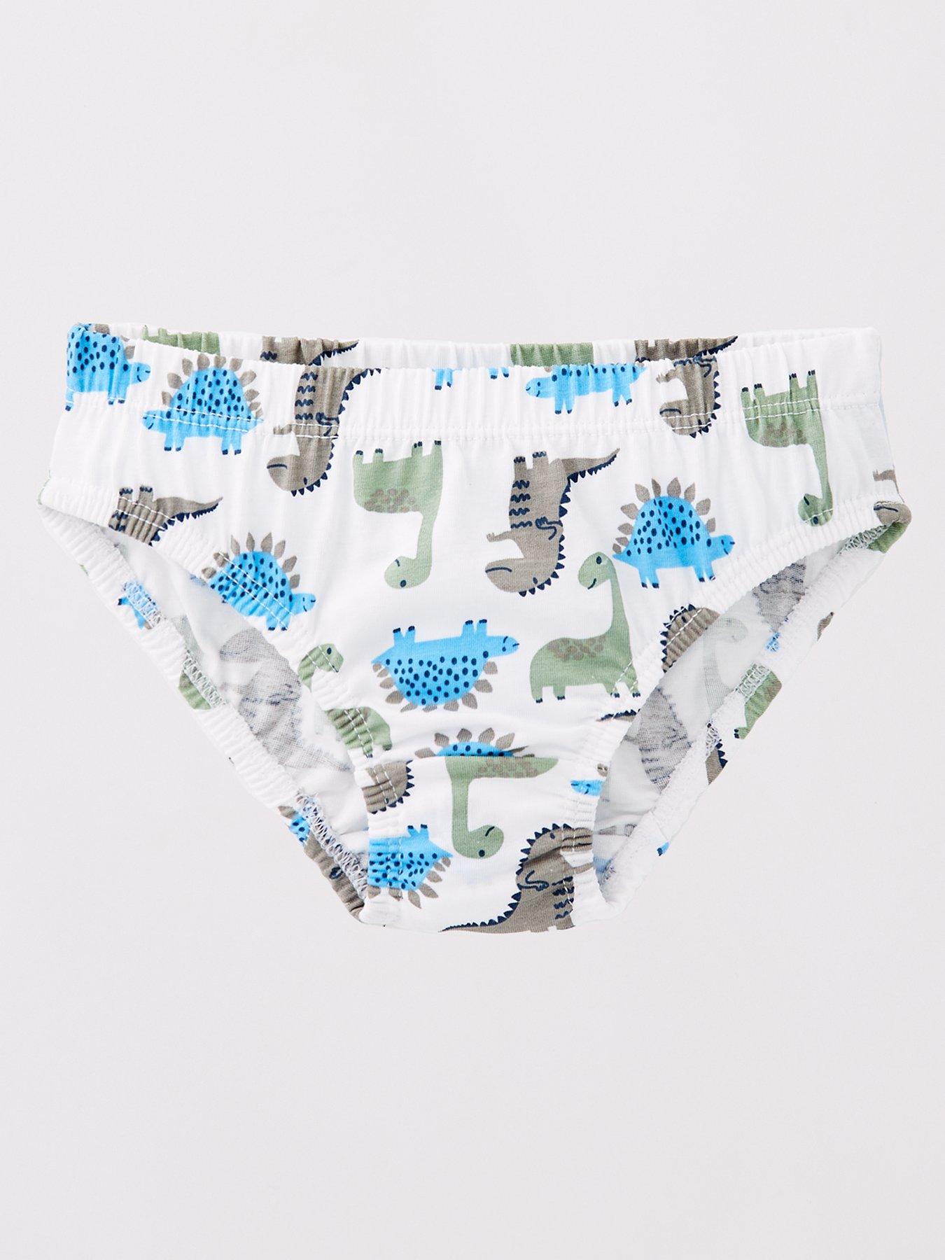 back image of the-very-collection-7-pack-dinosaur-briefs-multi