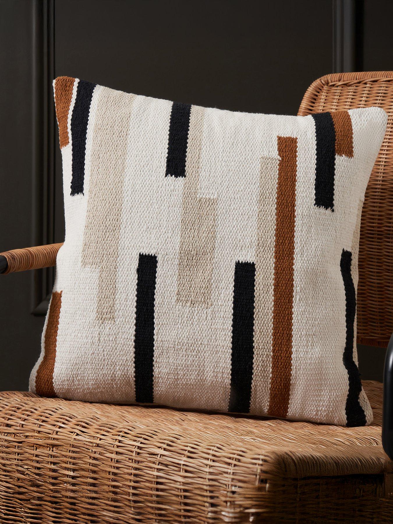very-home-woven-stripes-cushion