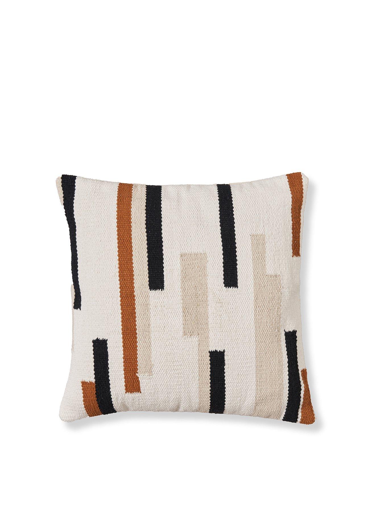  image of the-very-collection-woven-stripes-cushion