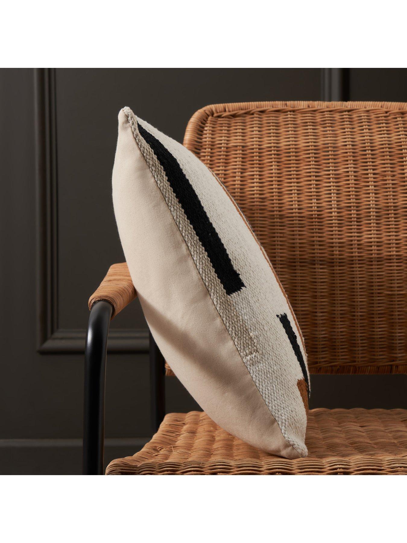  image of the-very-collection-woven-stripes-cushion