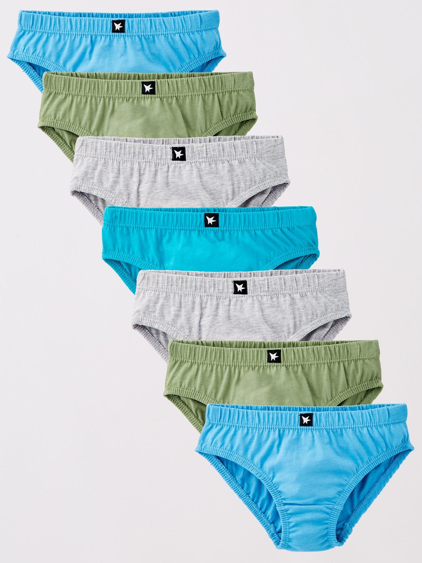 undefined 7 Pack Solid Briefs - Multi