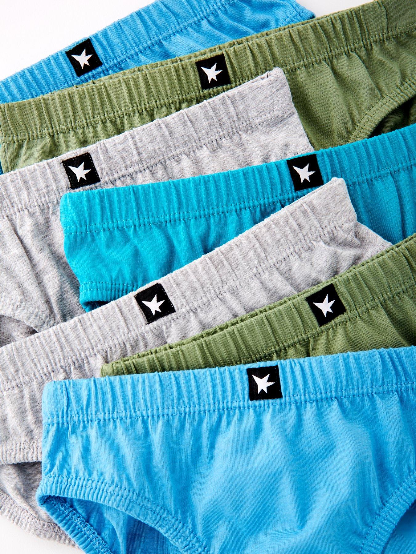 Image 5 of 5 of The Very Collection 7 Pack Solid Briefs - Multi