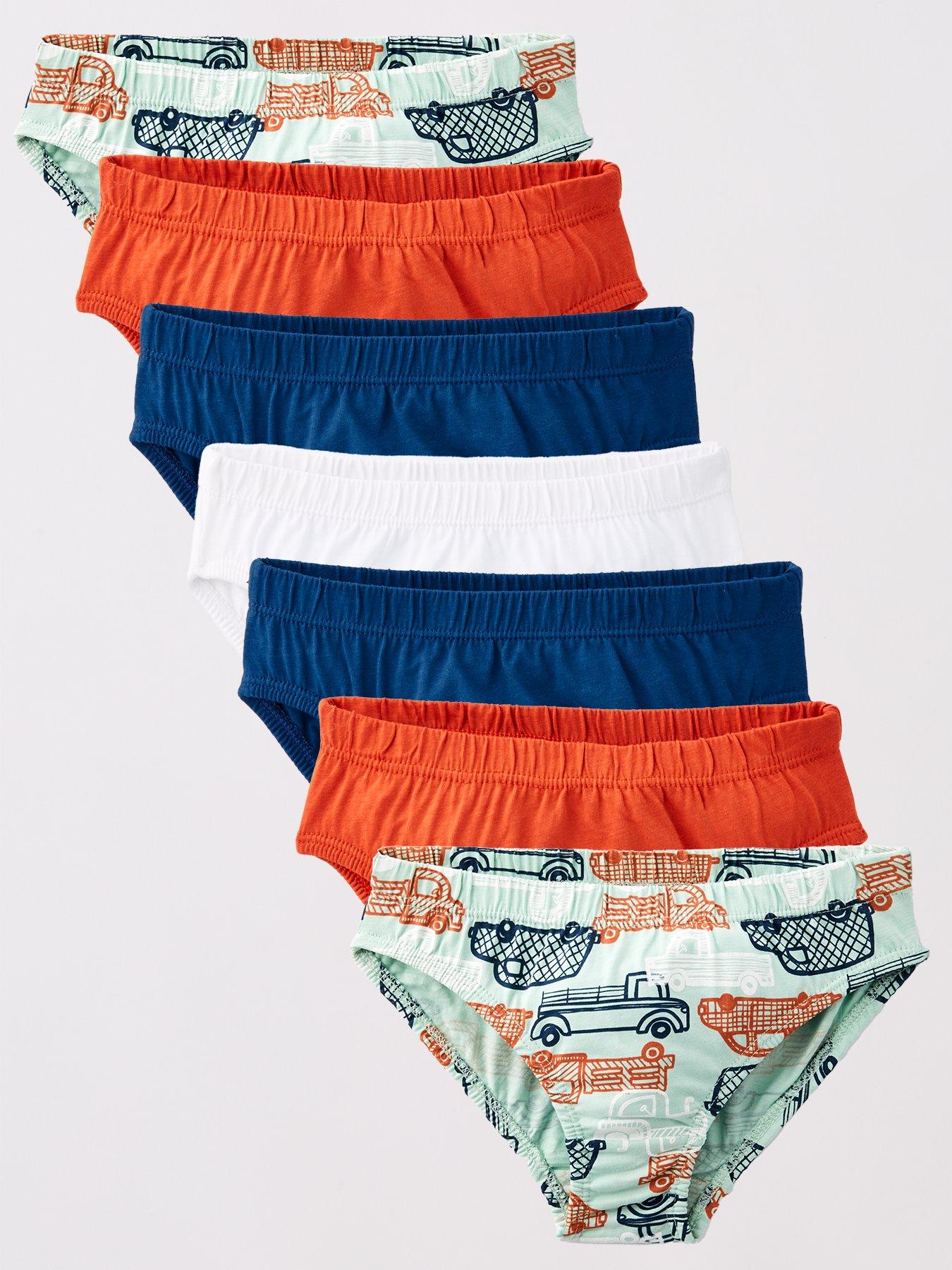 The Very Collection Boys 7 Pack Transport Briefs - Multi