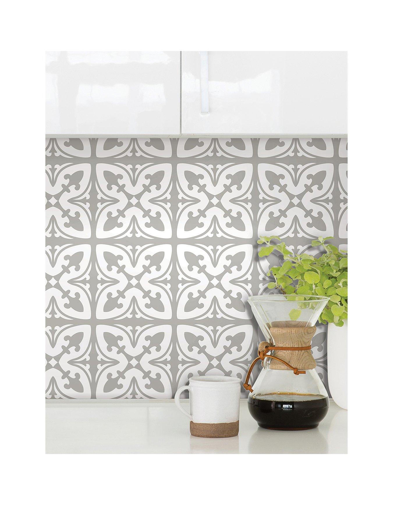 InHome Wallpops Pack of 12 Zion Peel and Stick Wall Tiles