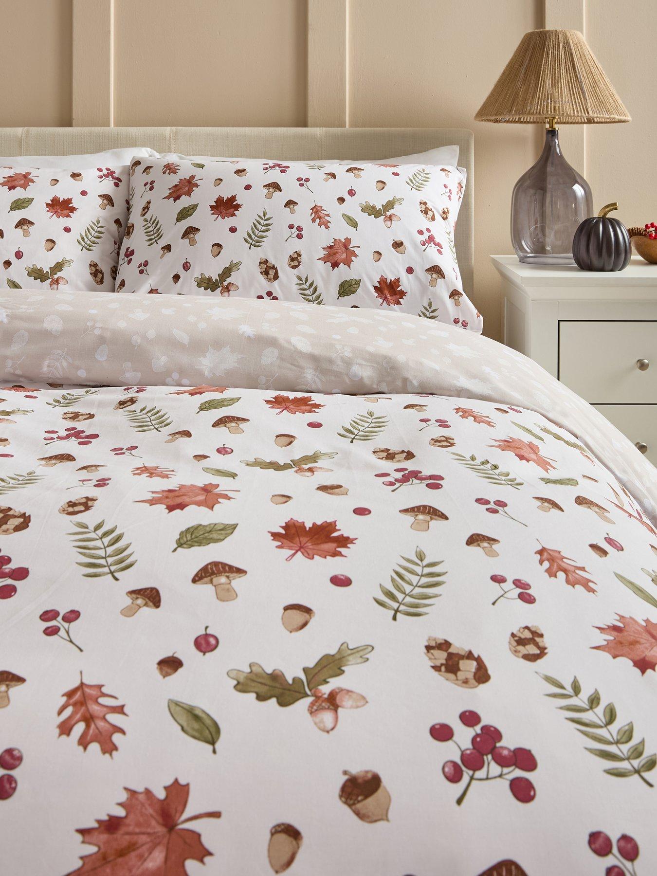 Very Home Autumn Foliage Print Duvet Cover Set | Littlewoods