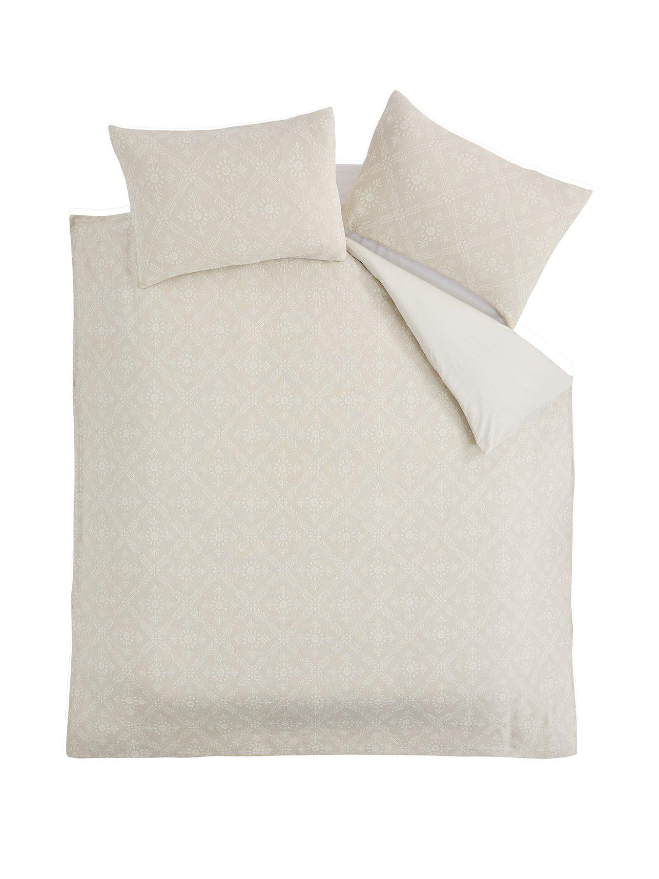  image of very-home-country-floral-jacquard-duvet-cover-set