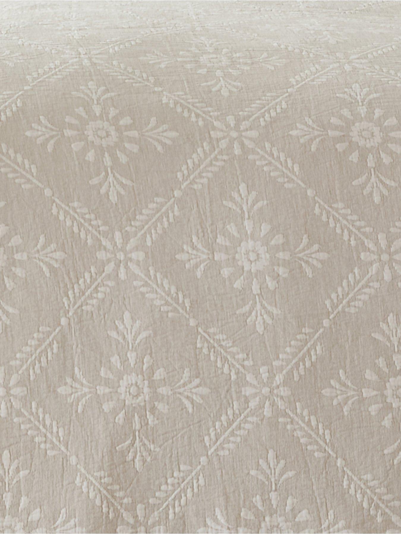  image of very-home-country-floral-jacquard-duvet-cover-set