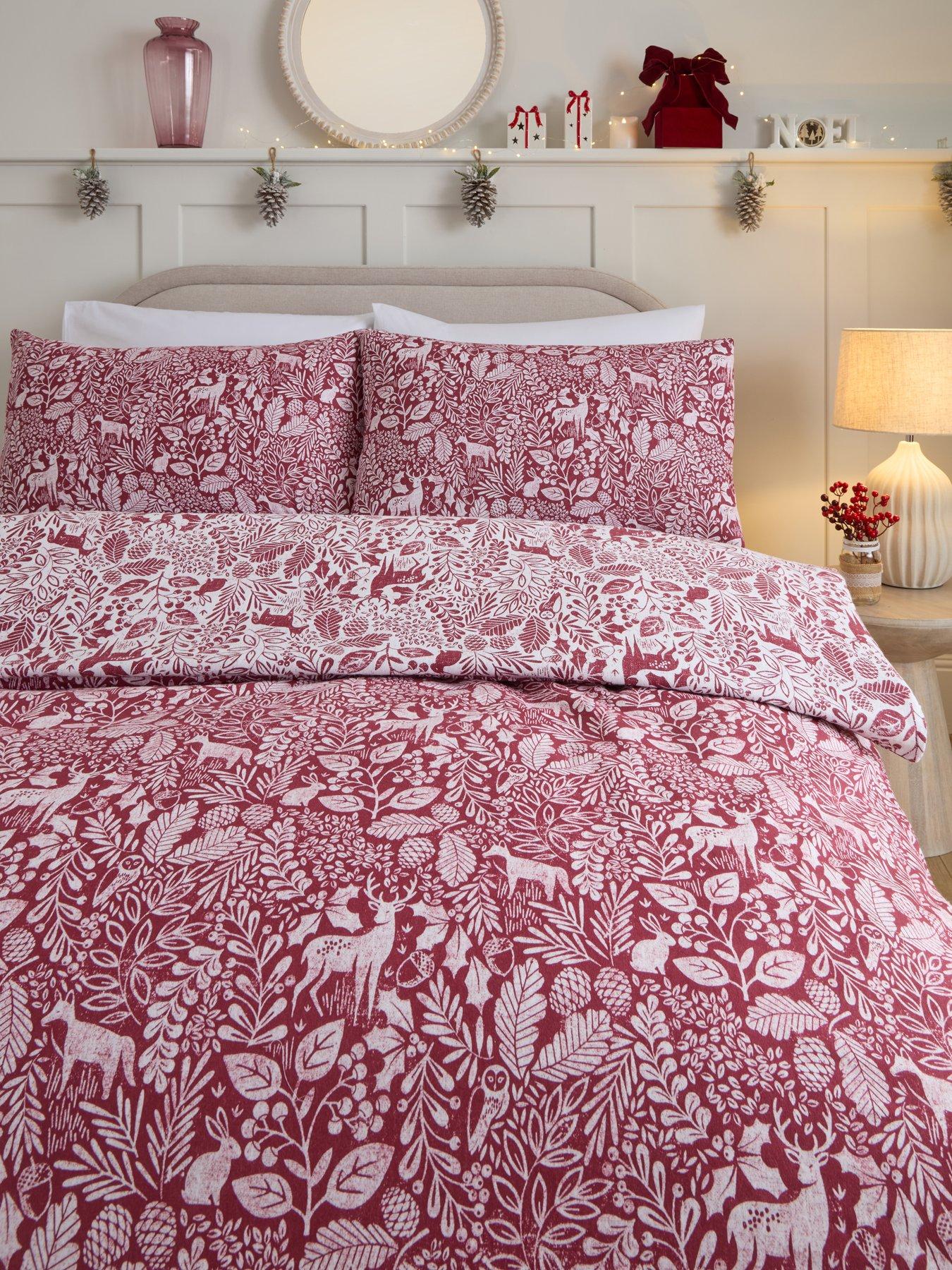 Image 3 of 5 of Very Home Brushed Cotton Winter Woodland Duvet Cover&nbsp;Set