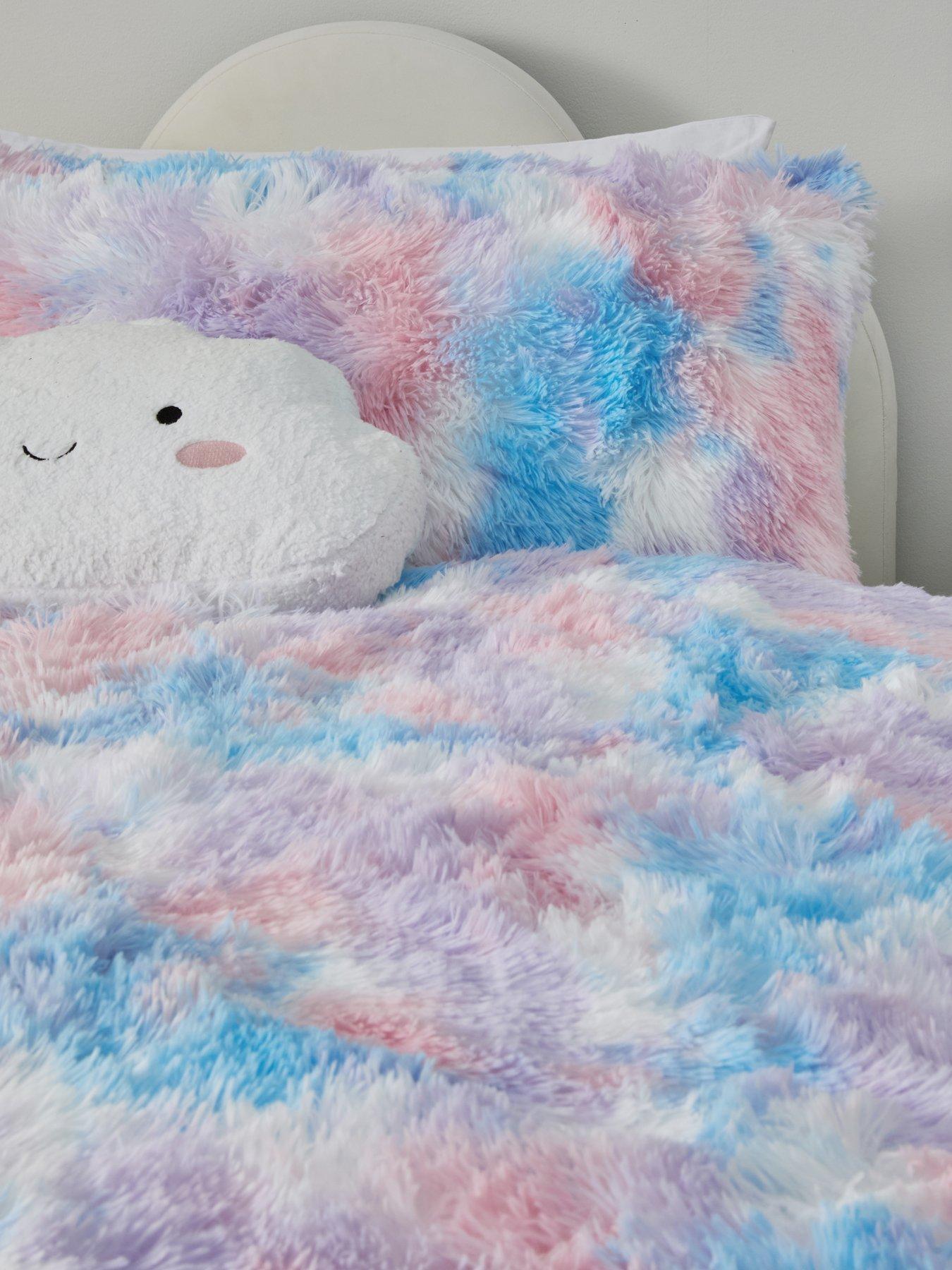  image of very-home-ombre-fluffy-faux-fur-duvet-covernbspset