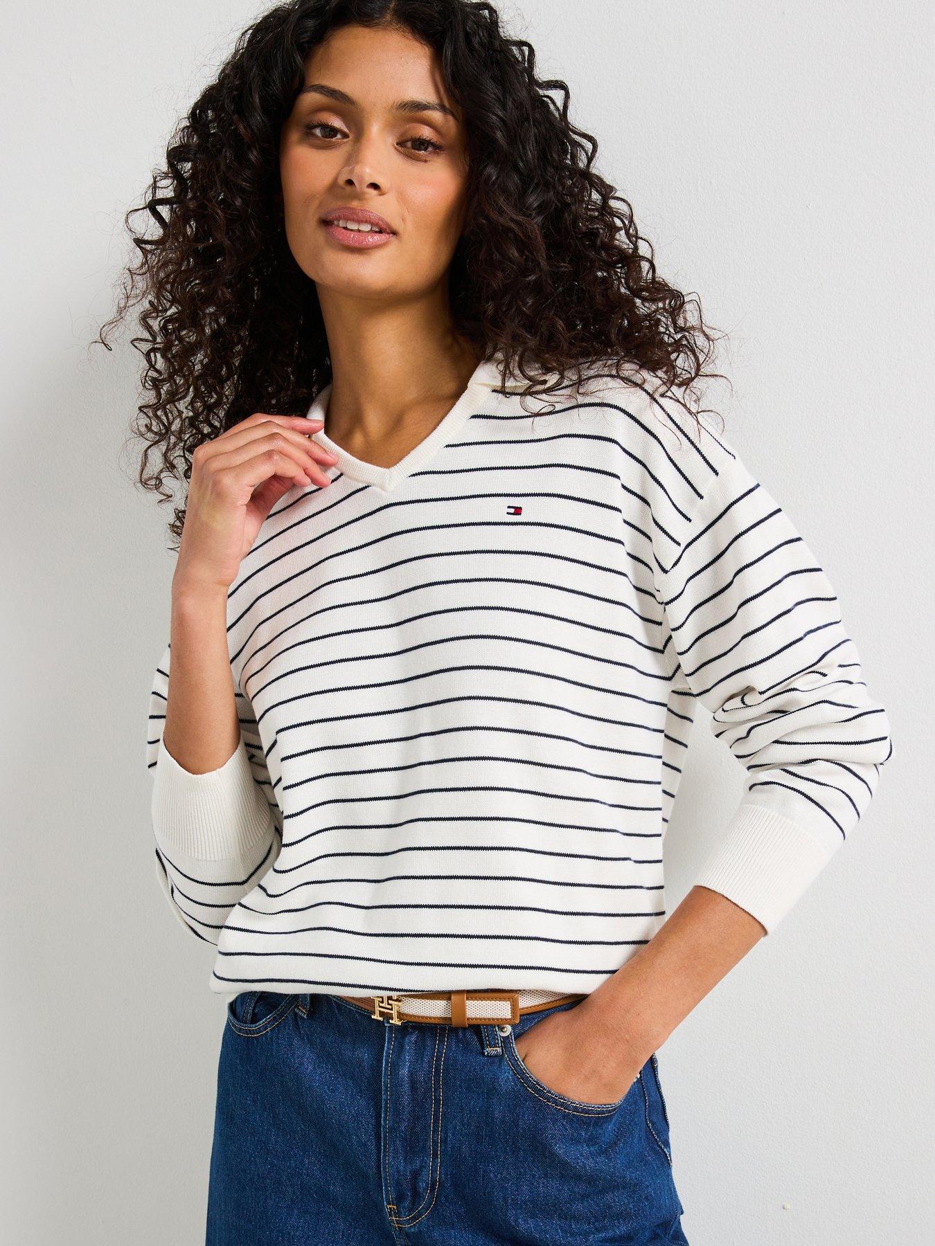 undefined Jersey Polo Jumper - White