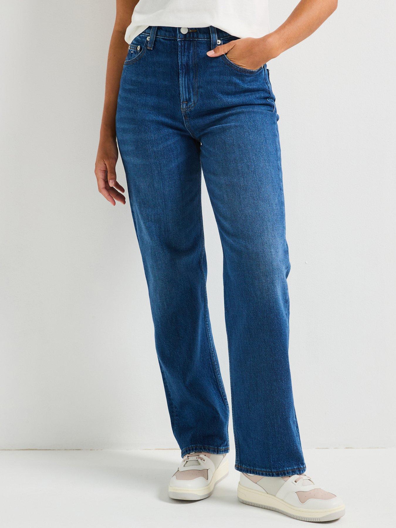  image of tommy-jeans-layla-hr-slim-str-bi0152-co-blue