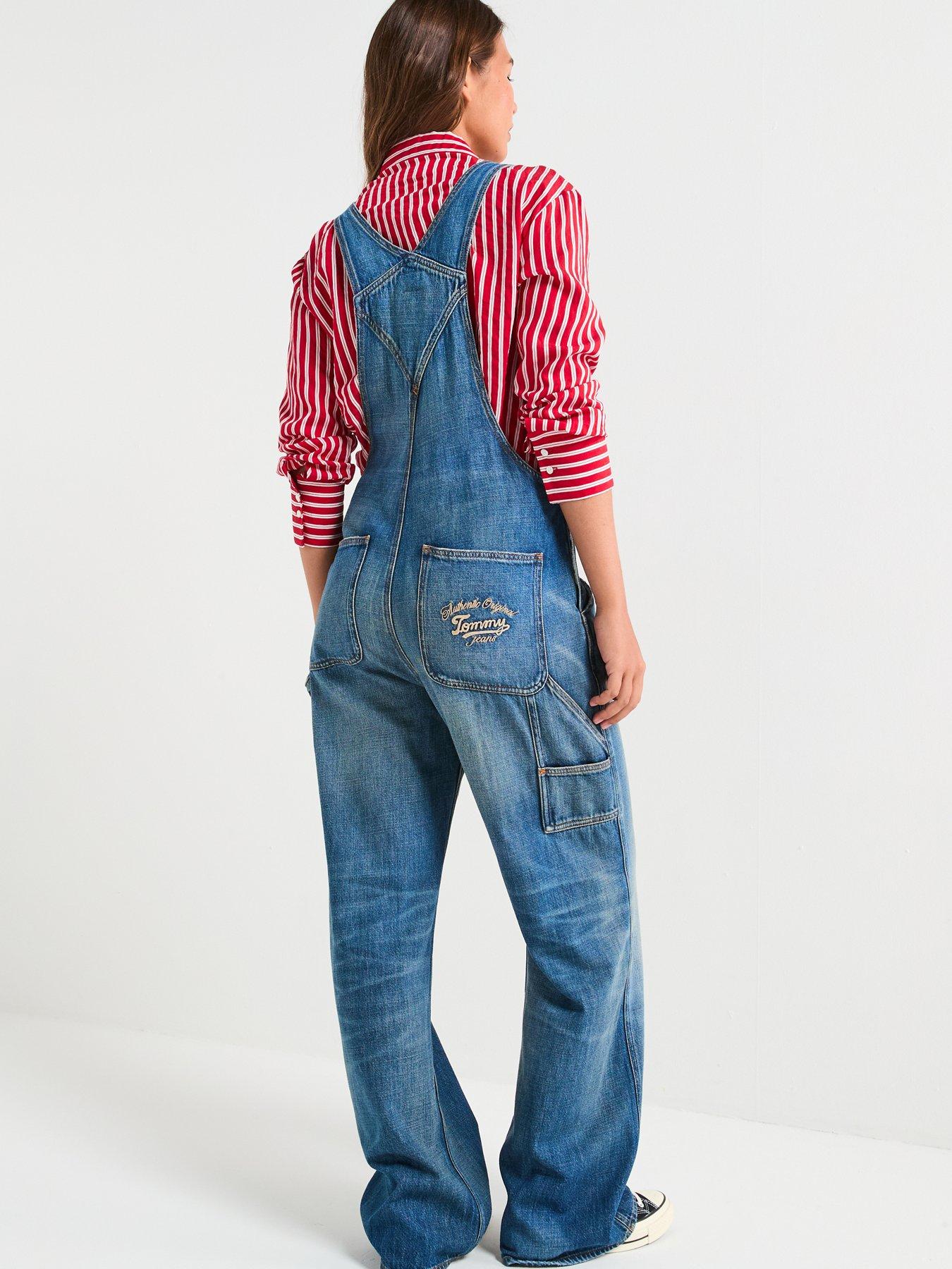 Image 2 of 6 of Tommy Jeans Classic Dungaree - Denim